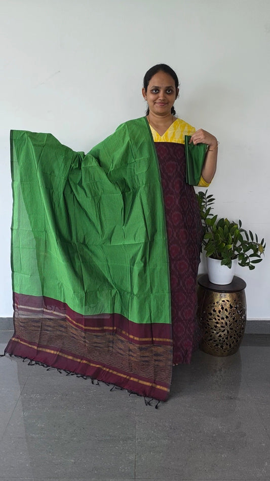 Pochampally sico full ikkat set - SS69