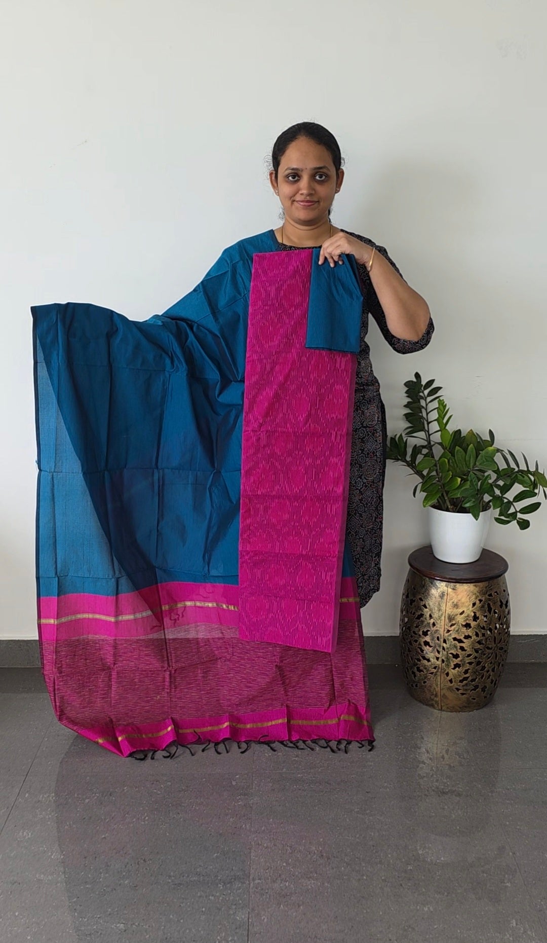 Pochampally sico full ikkat set - SD94