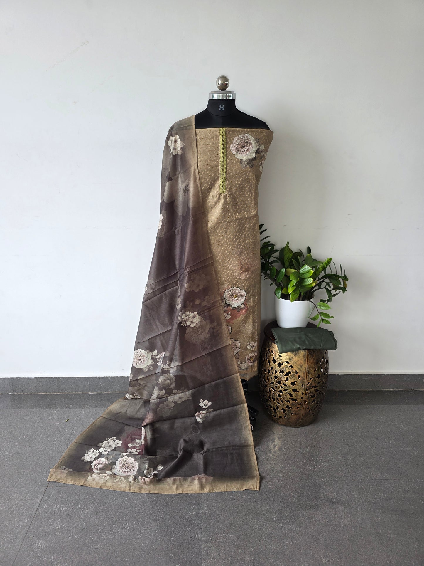 Premium hakoba soft silk set -336