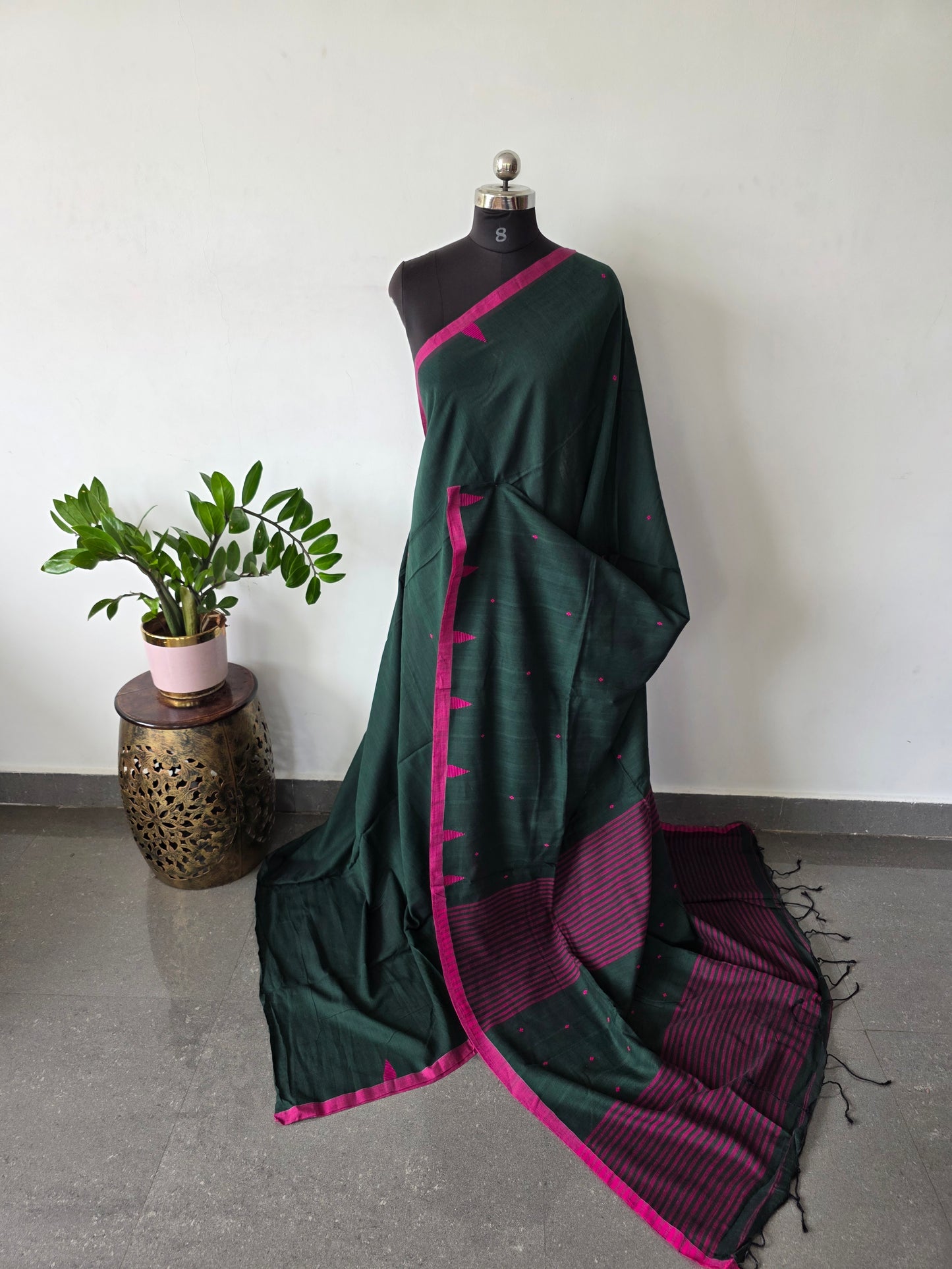 Malai cotton West Bengal saree - BB532