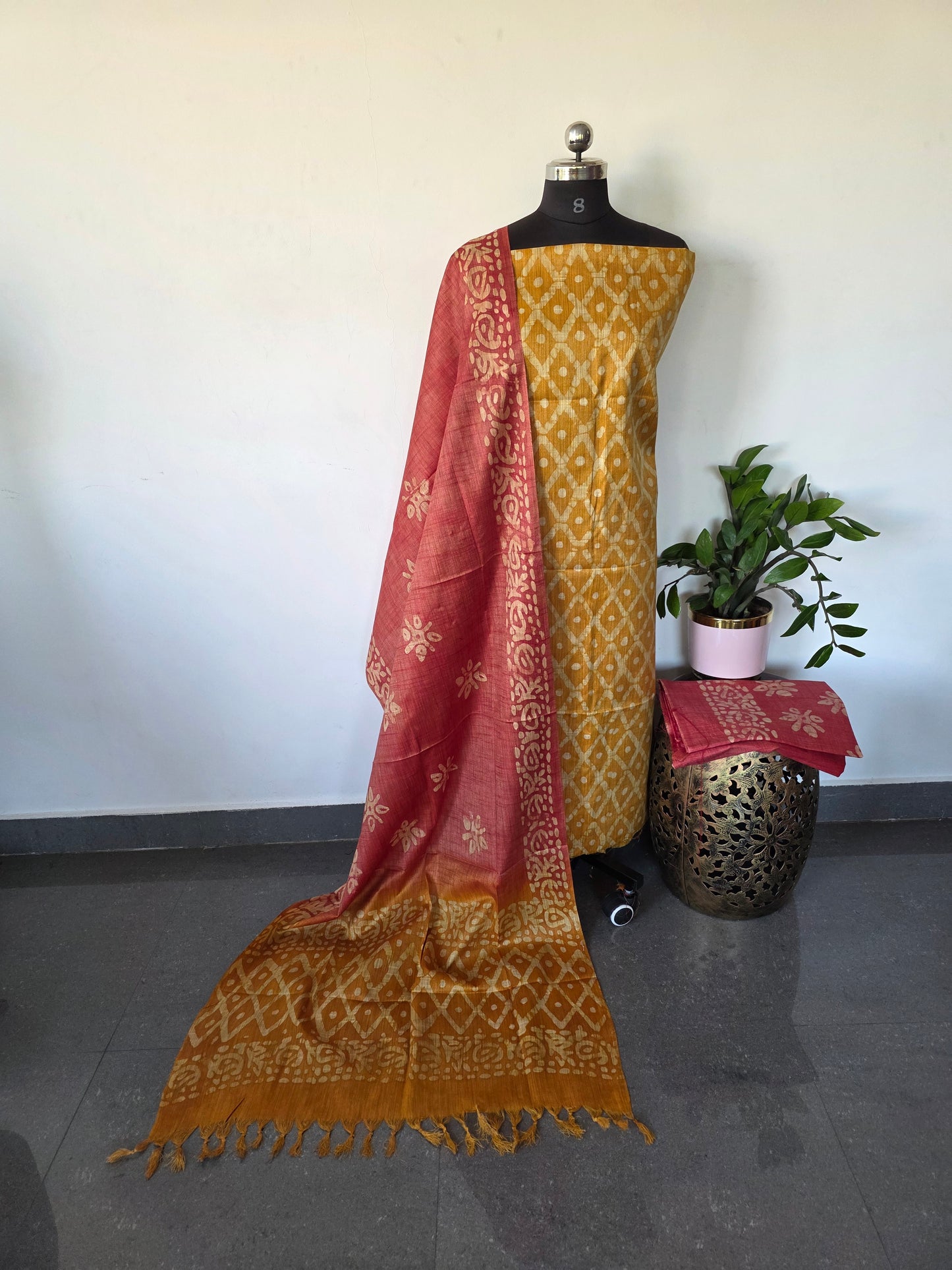 Bhagalpuri batik salwar set - BA181