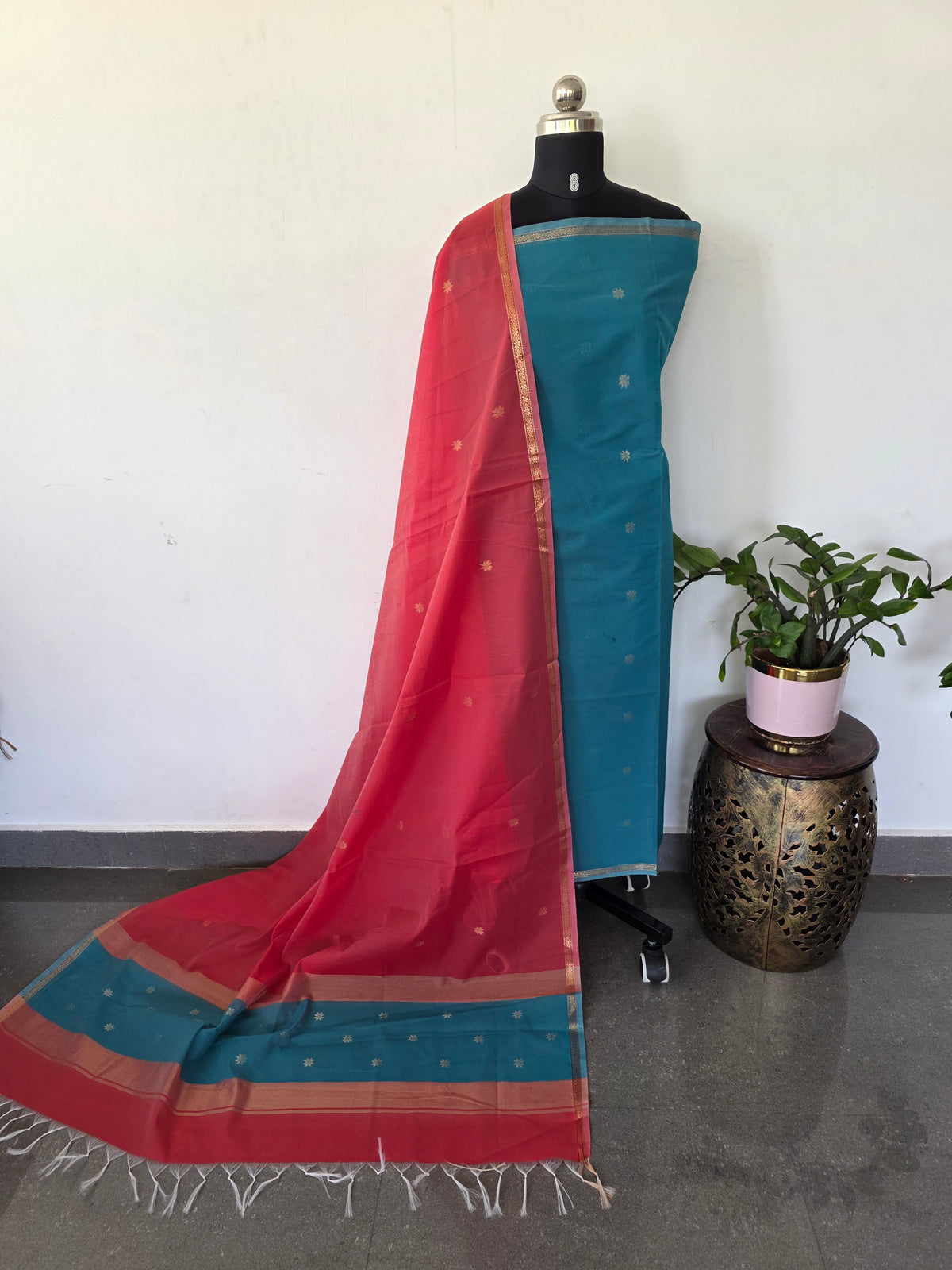 Semi Maheshwari silk salwar set-SM285