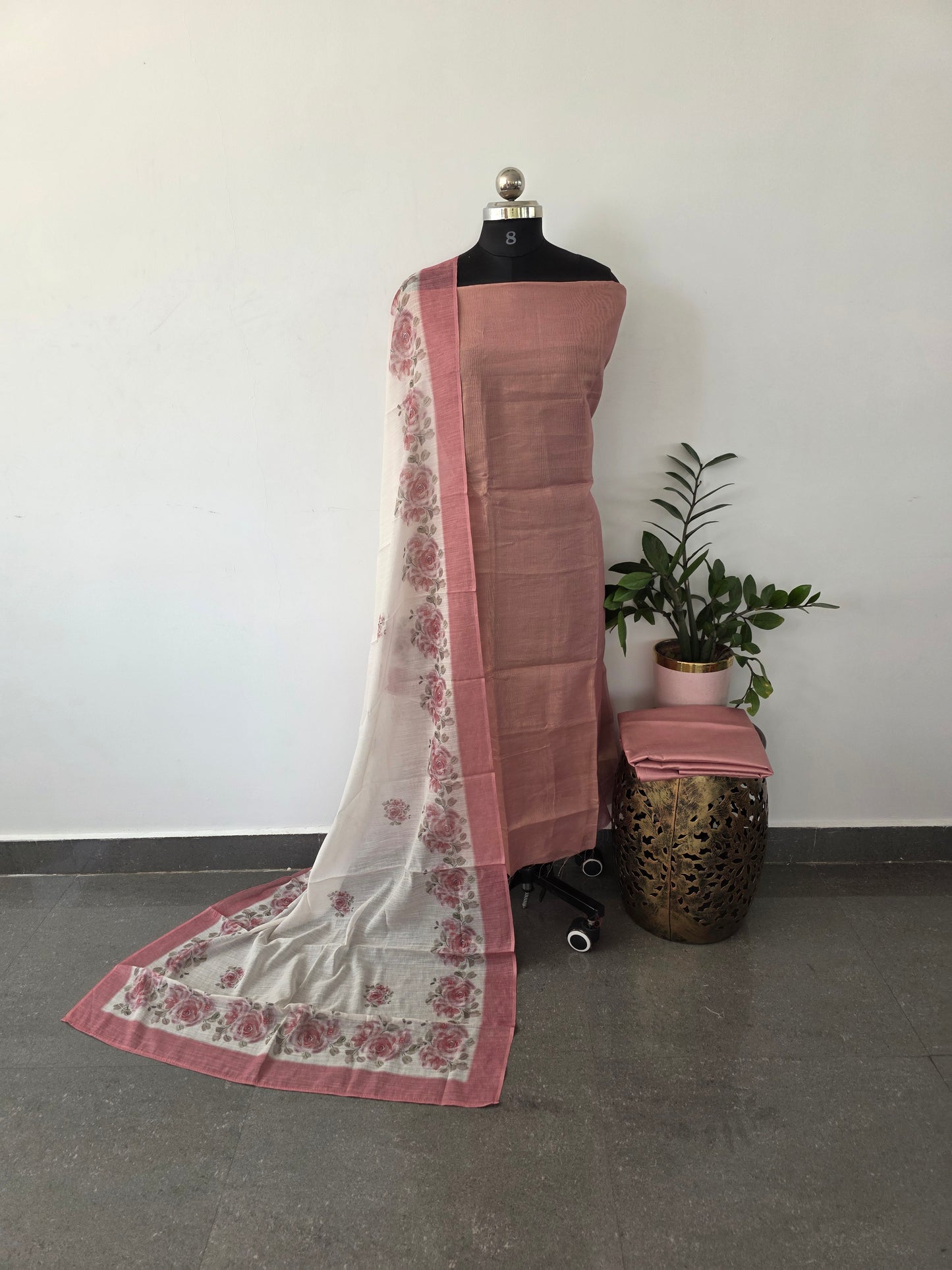 Fancy tissue silk set - 21