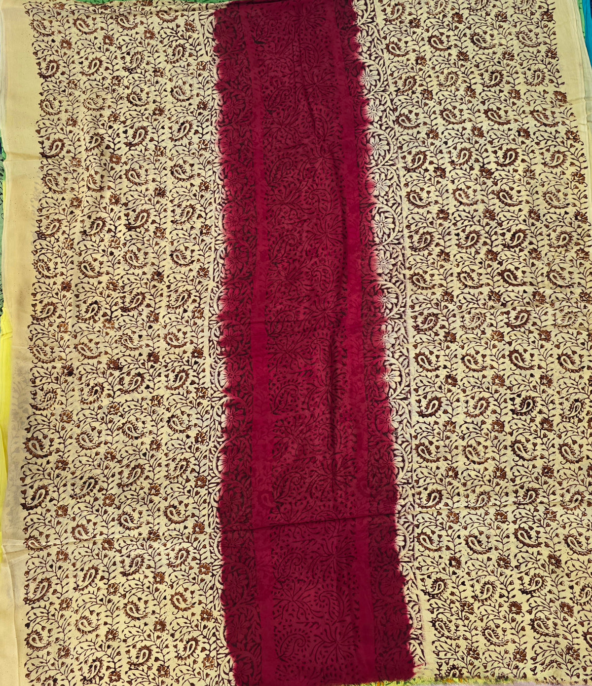 Handblock georgette salwar set -GE246