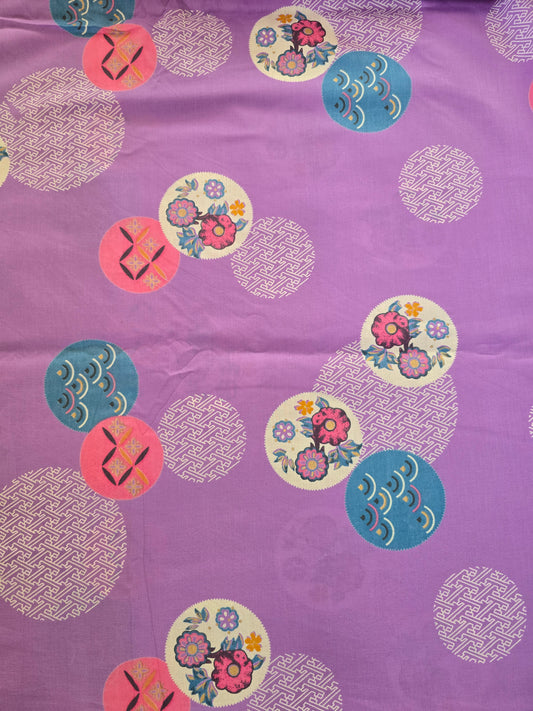 Jaipuri pure cotton running material (0.5 mtrs)-JA324