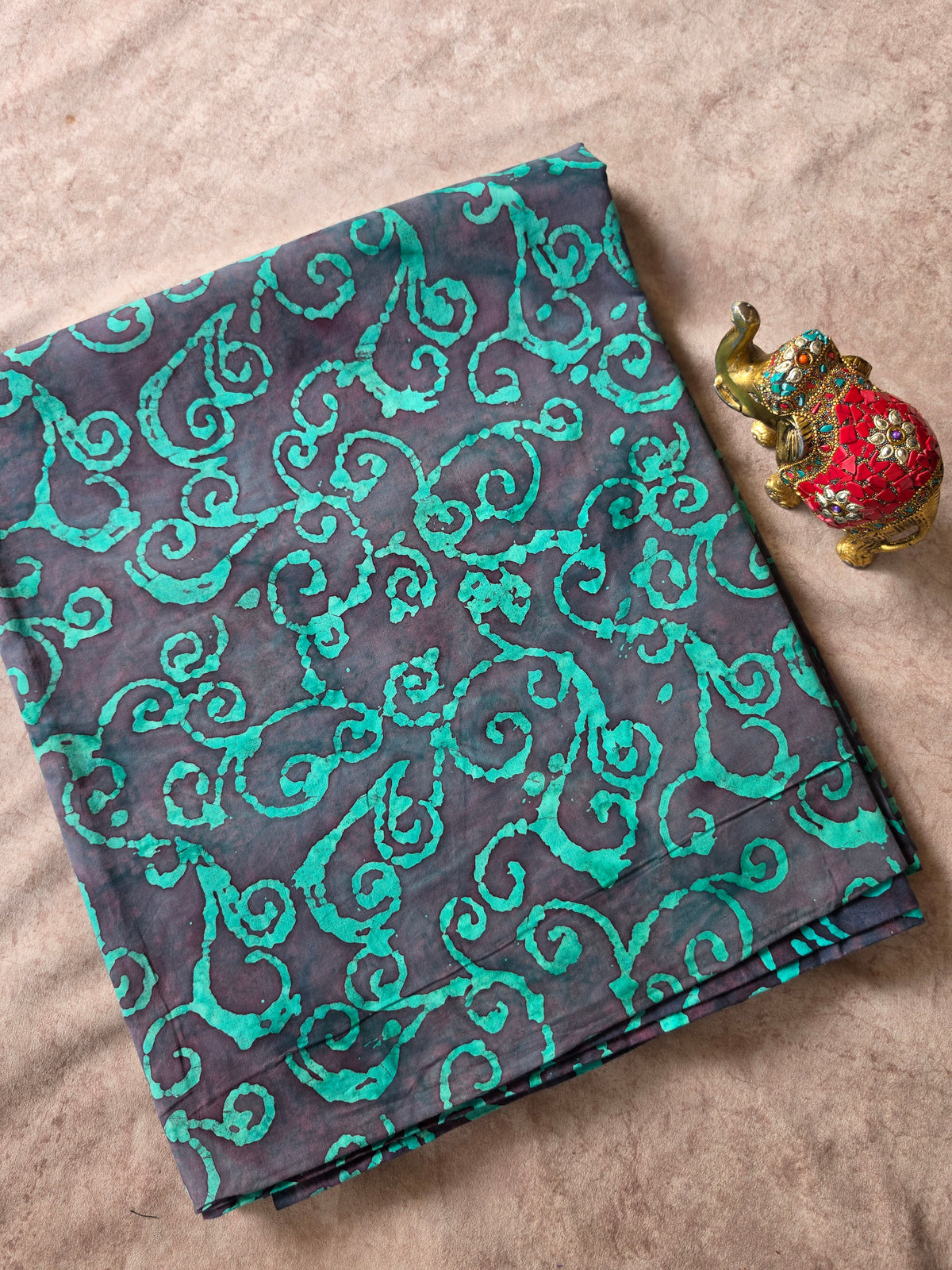 Handcrafted batik cotton running material -HB72