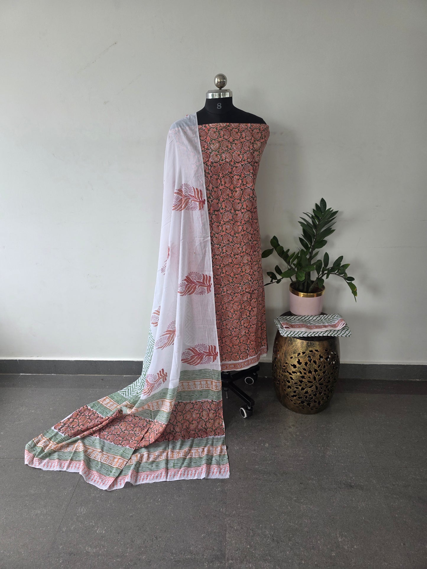 Jaipuri handblock cotton set -Ja4