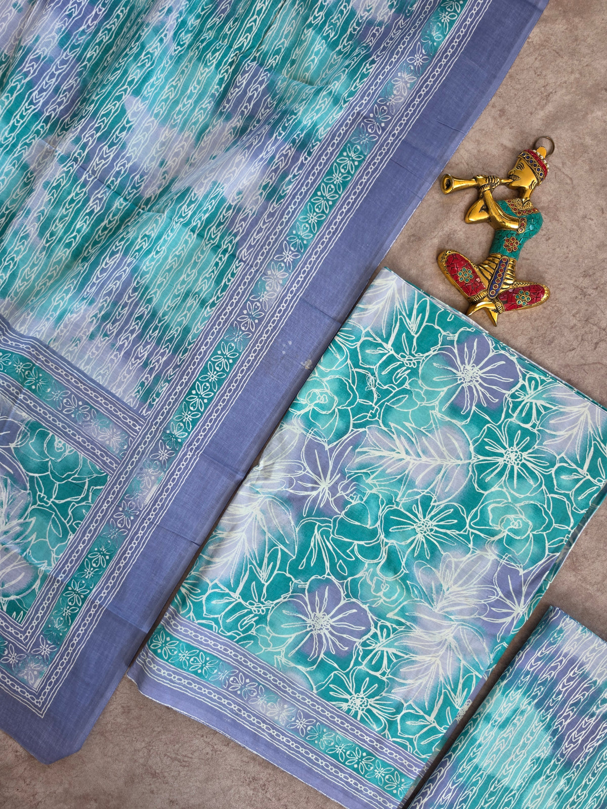 Jaipuri cotton salwar set - JA610