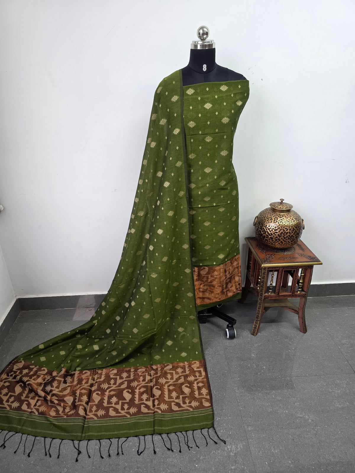 Mul cotton jamdhani set -JMM583