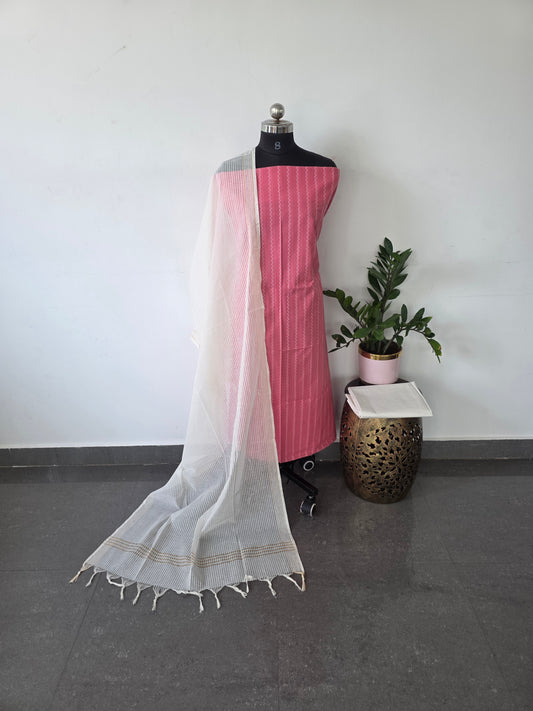 Pure handloom cotton set  - WH25