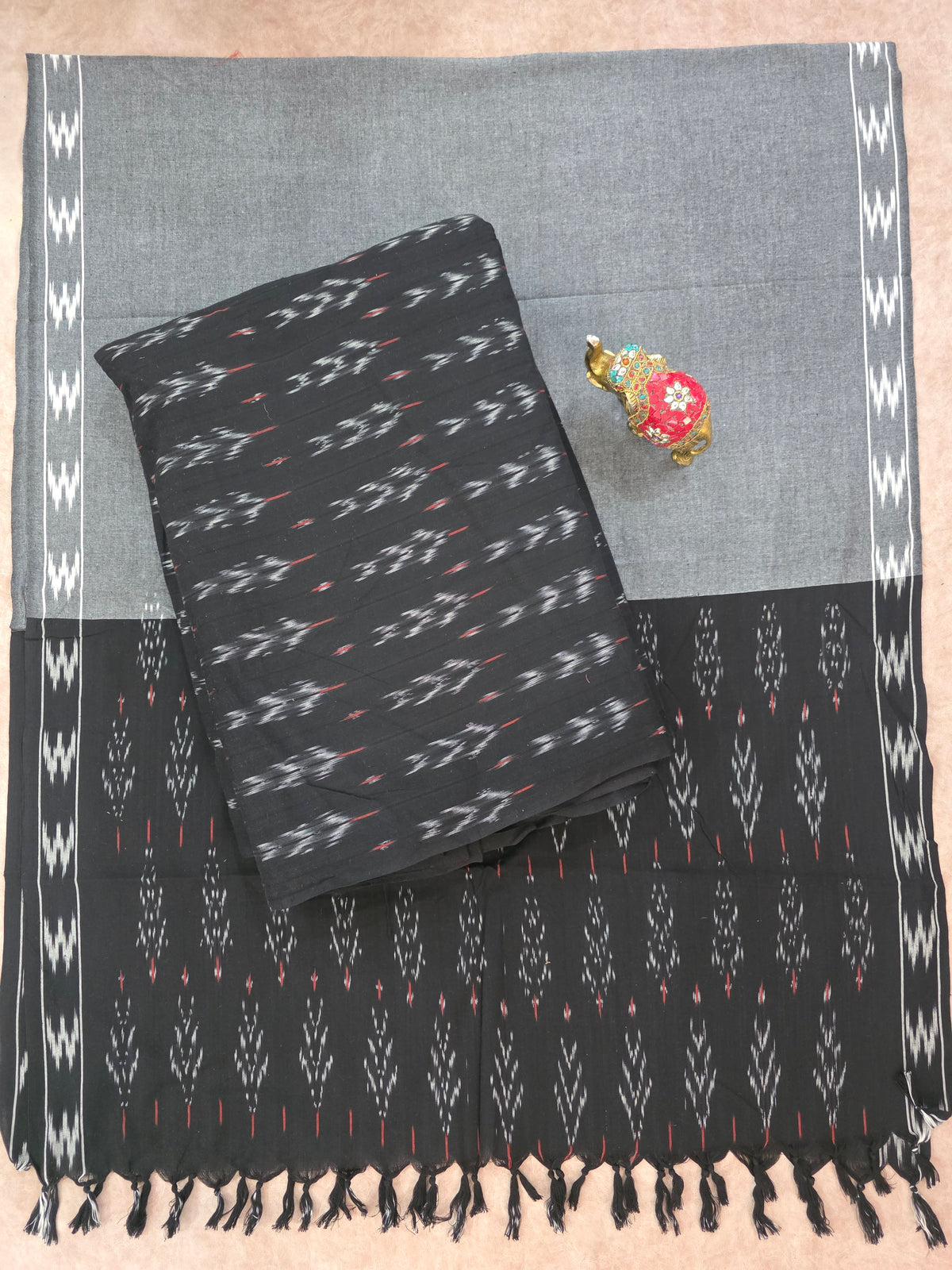 Pochampally ikkat cotton set -WW336