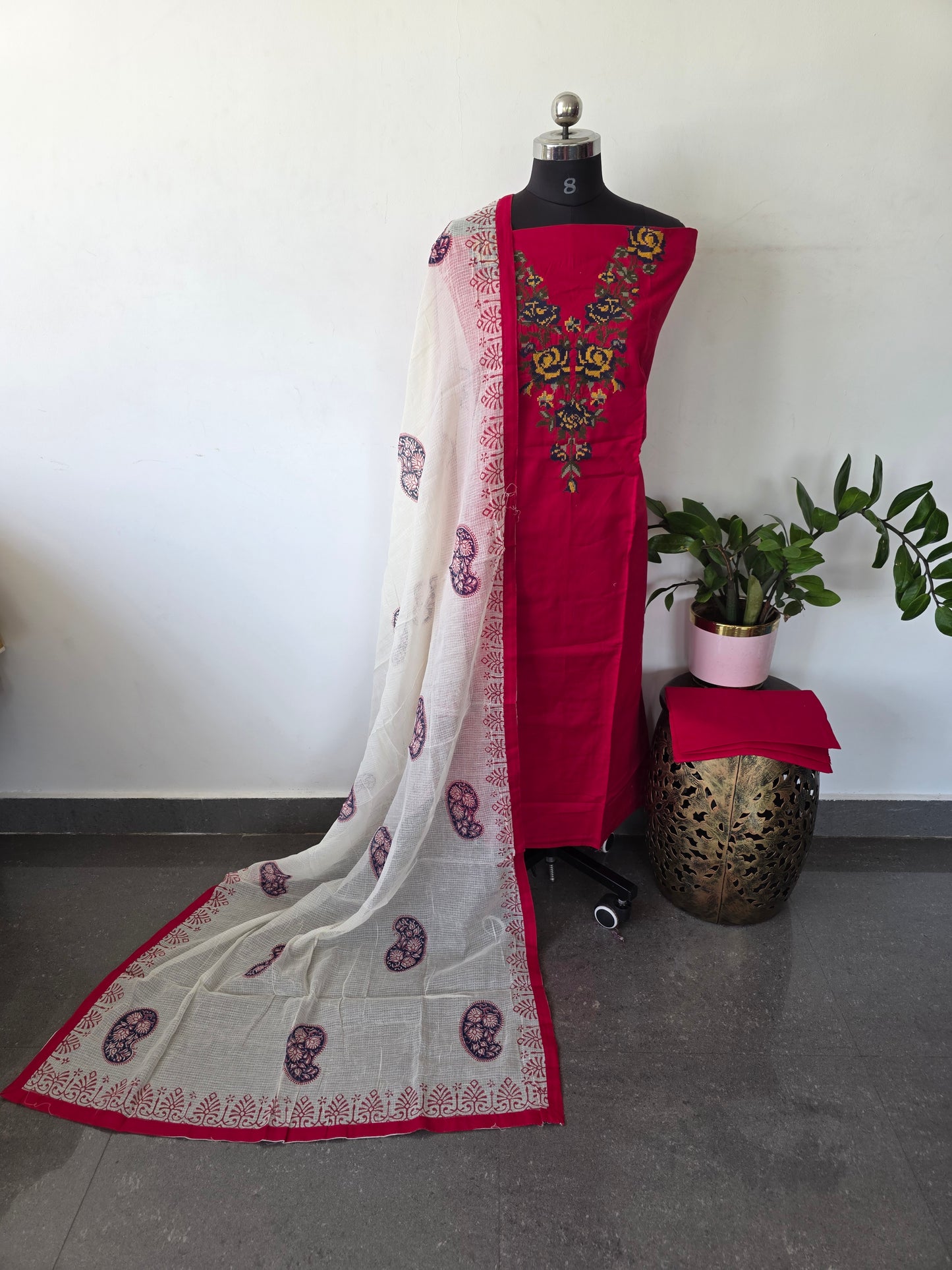 Cross stitch embroidery heavy cotton set - AS60