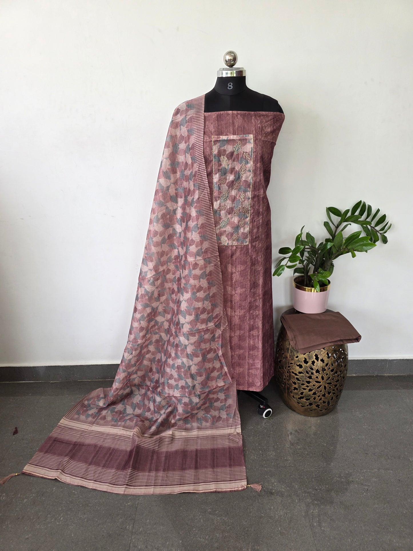 Premium hakoba silk salwar set - CLA363