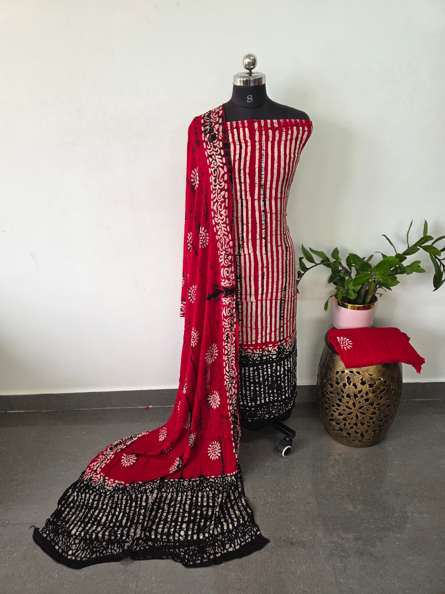 Batik georgette viscose salwar set - VZ25