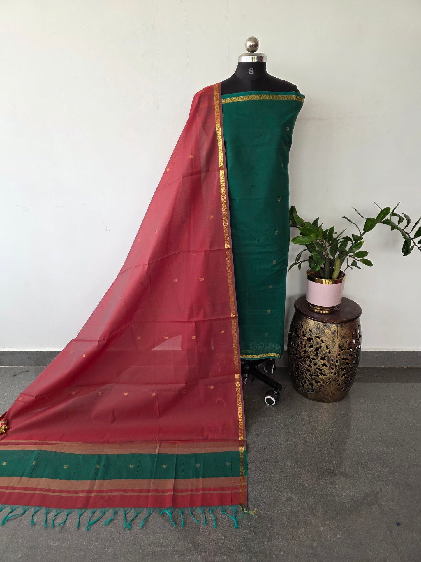 Semi Maheshwari silk salwar set - SM145