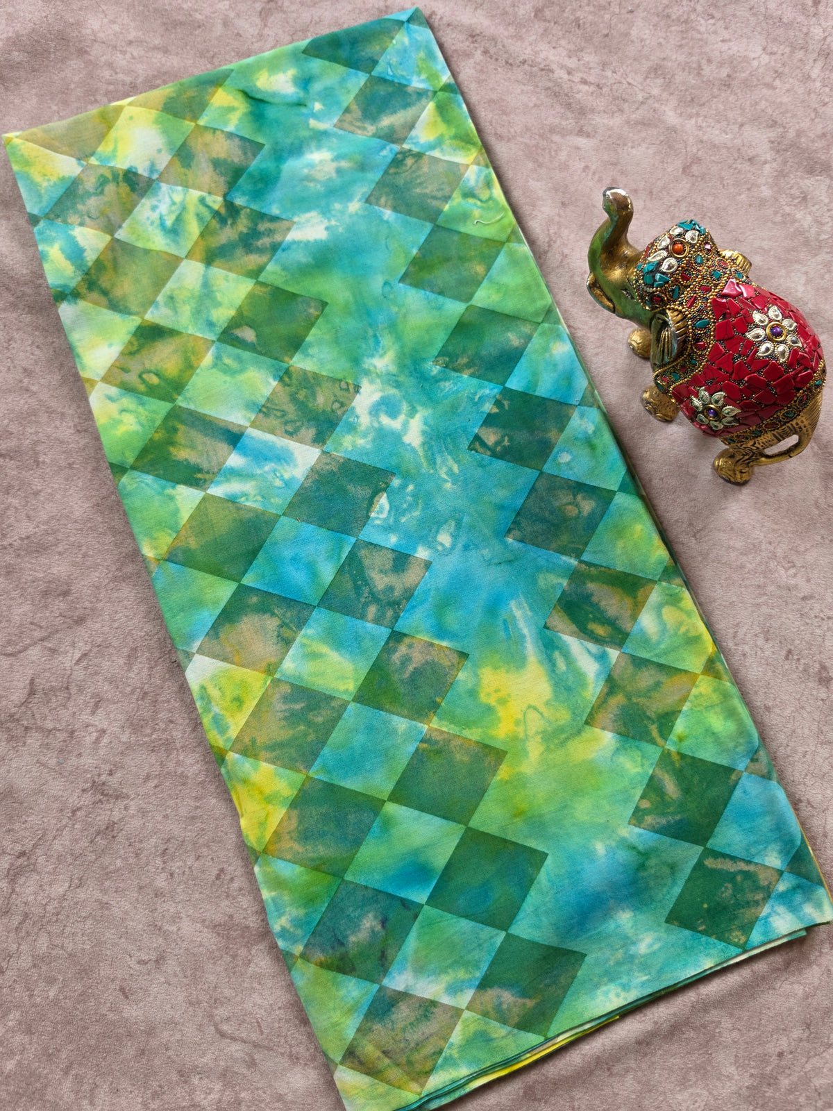 Handcrafted batik cotton running material -HB144