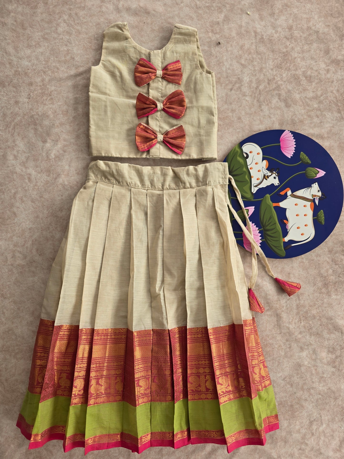 Chettinadu cotton Pavadai set - KH1