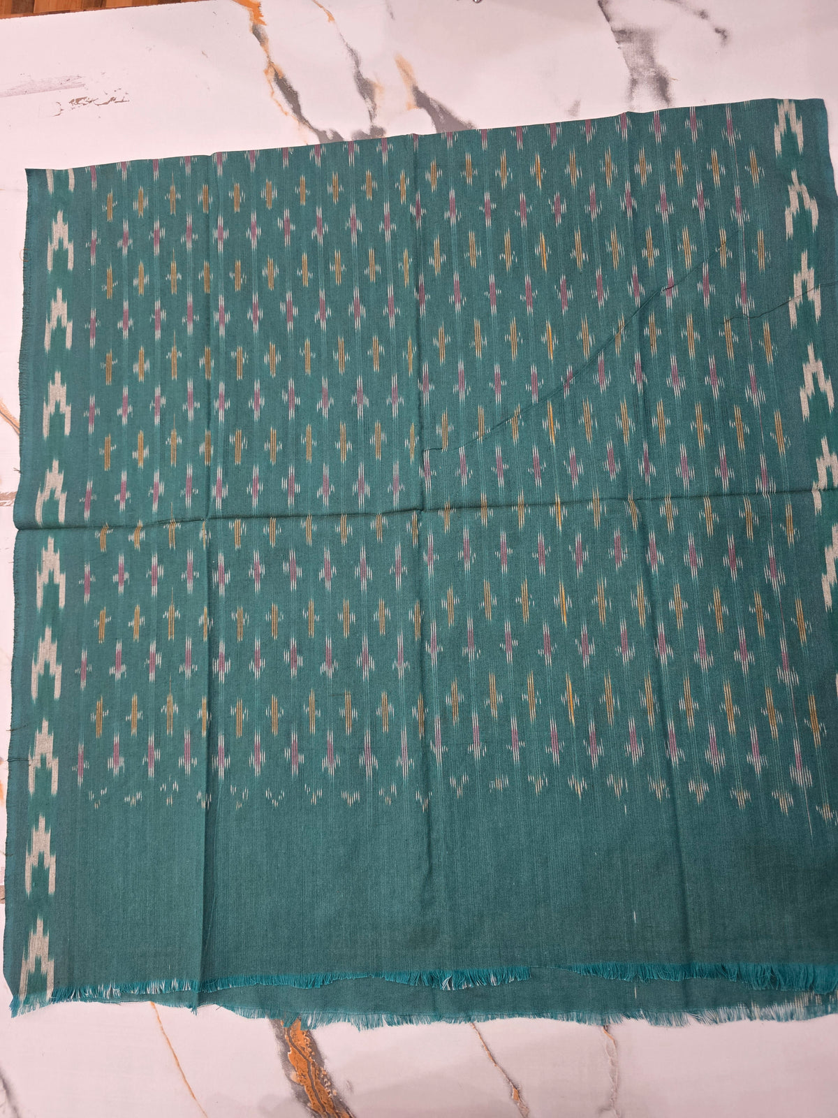 Ikkat cotton stole (2.00 mtrs)- WW729