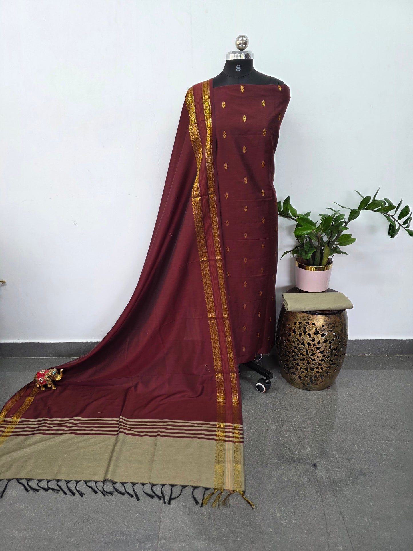 Softy silk jari butta set - RW24