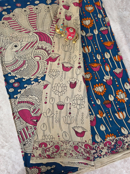 Pure kalamkari cotton set  - KS7