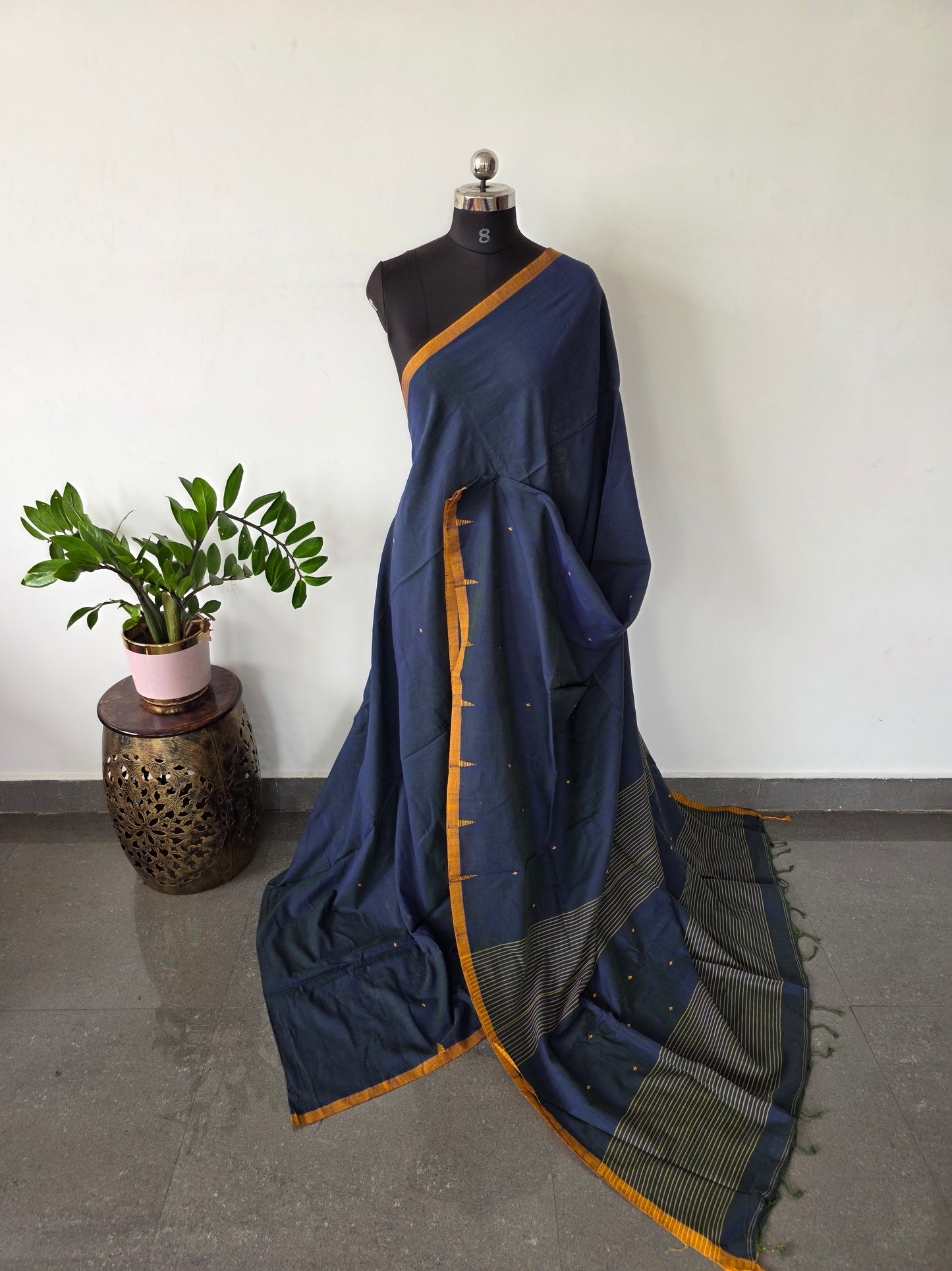 Malai cotton West Bengal saree - BB527
