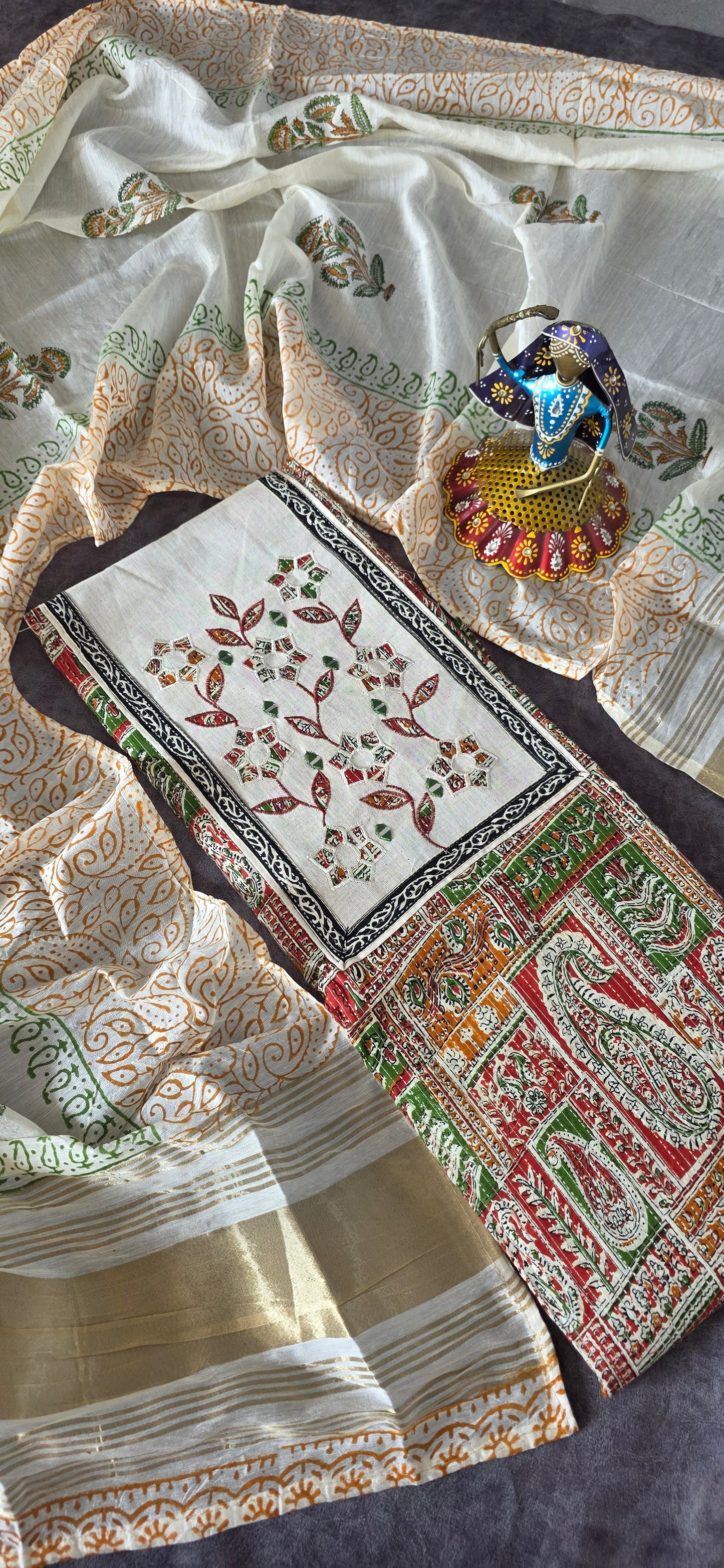 Kantha jaipuri cotton set - POSJ1