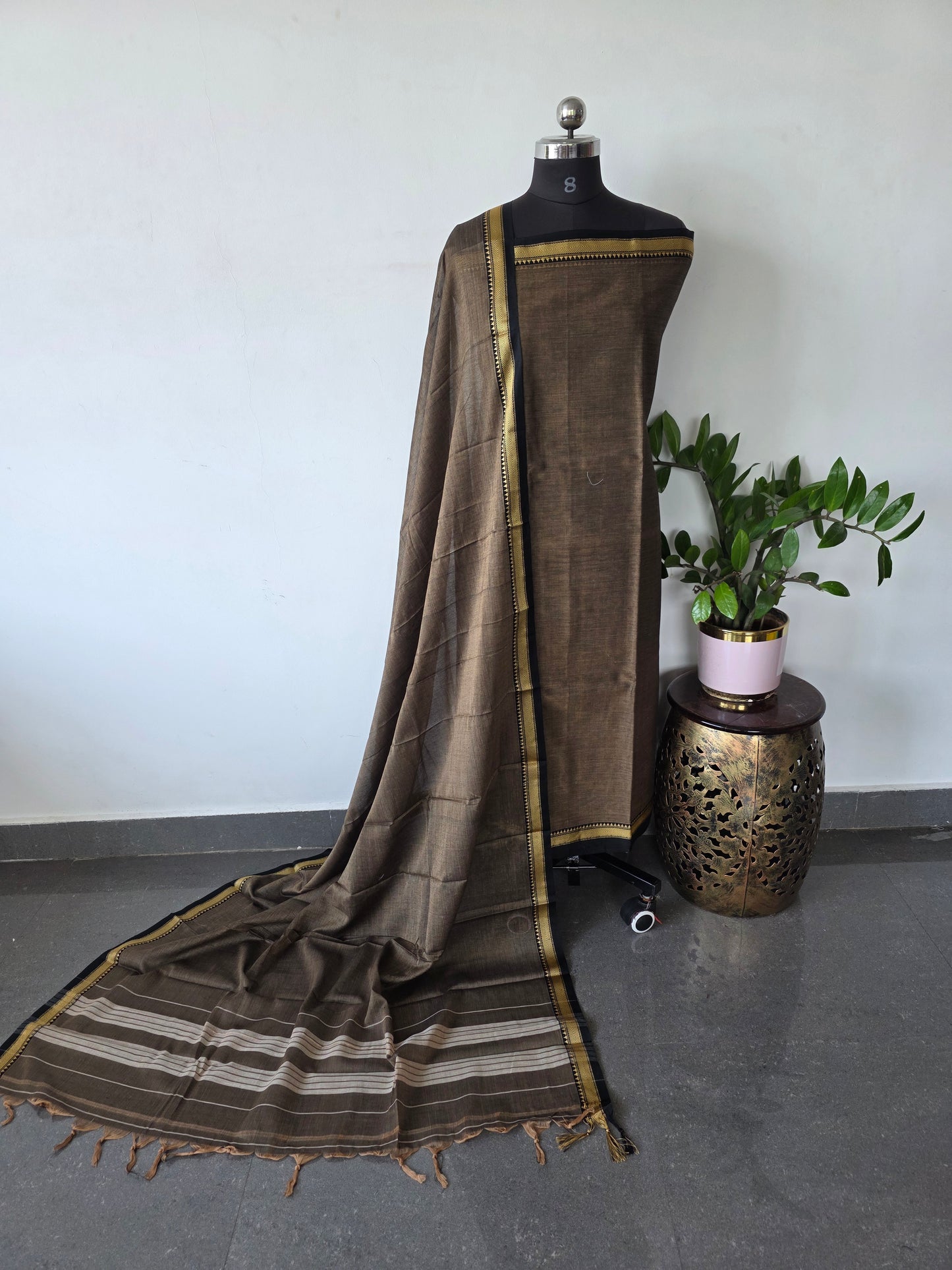 Mercerised narayanapet salwar set (4.5 meters)- NA335