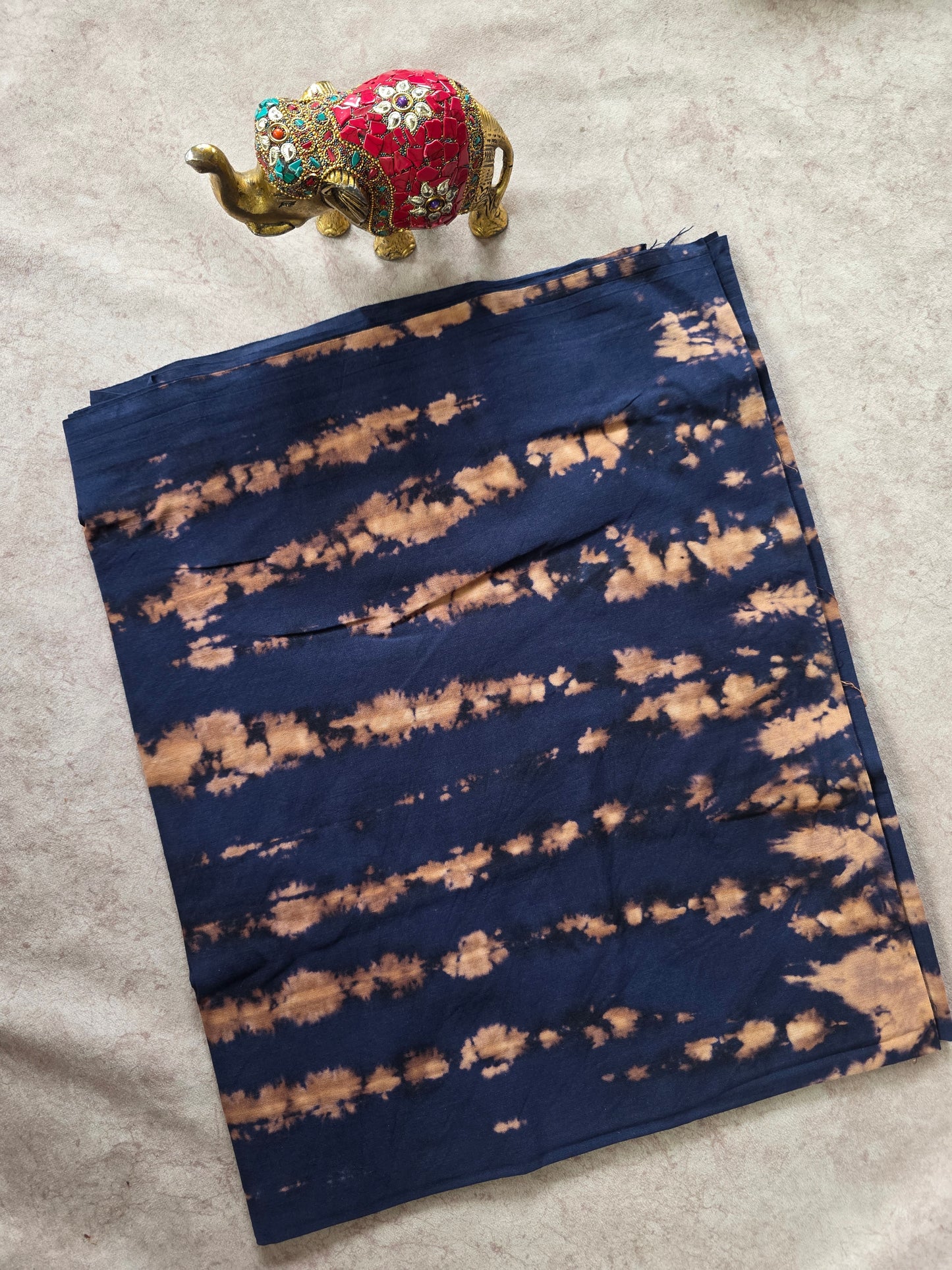 Tie & dye marbele print Batik Nighty fabric ( approxi 3 mtrs ) - NF18