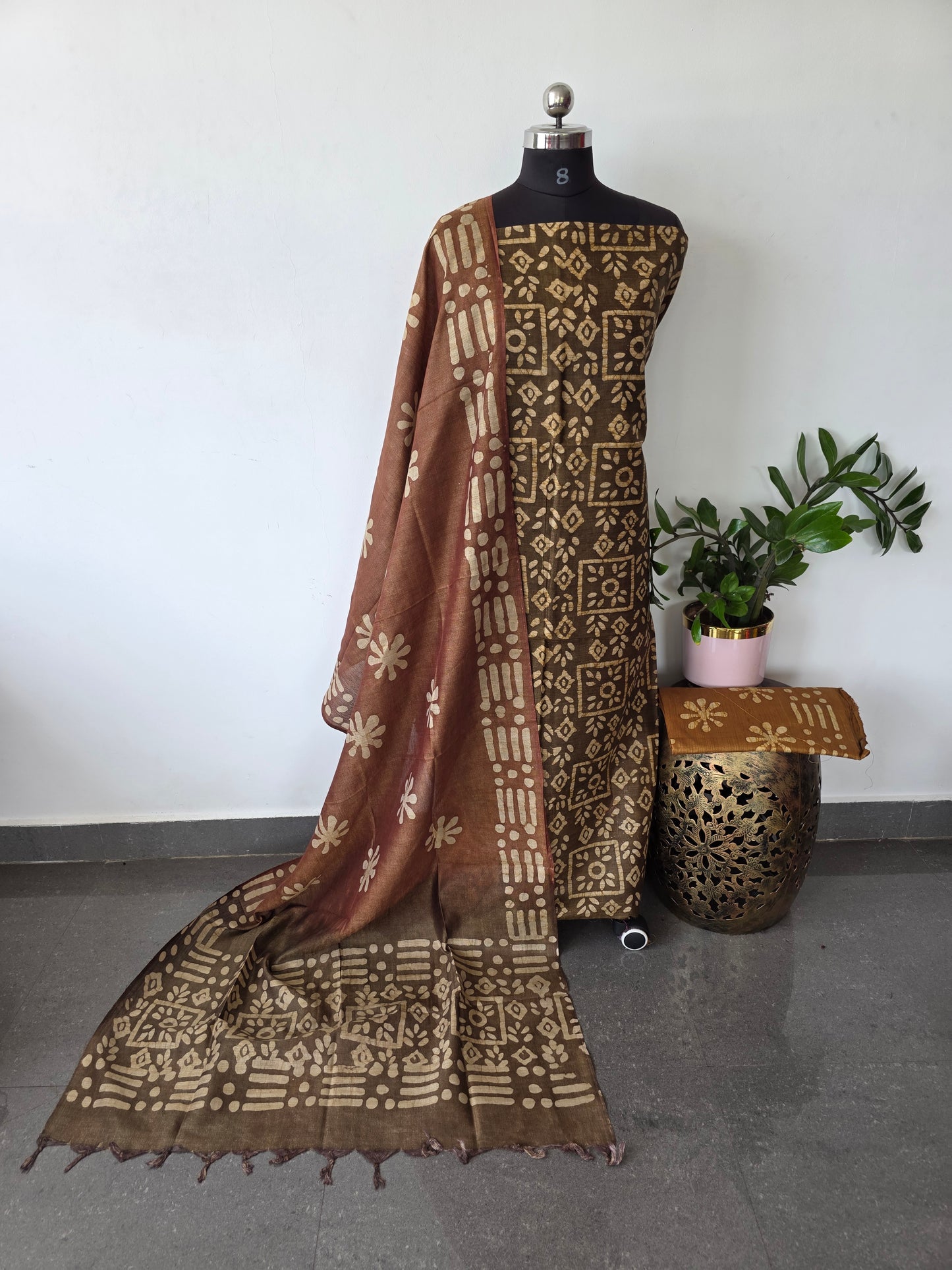 Bhagalpuri batik salwar set - BA440
