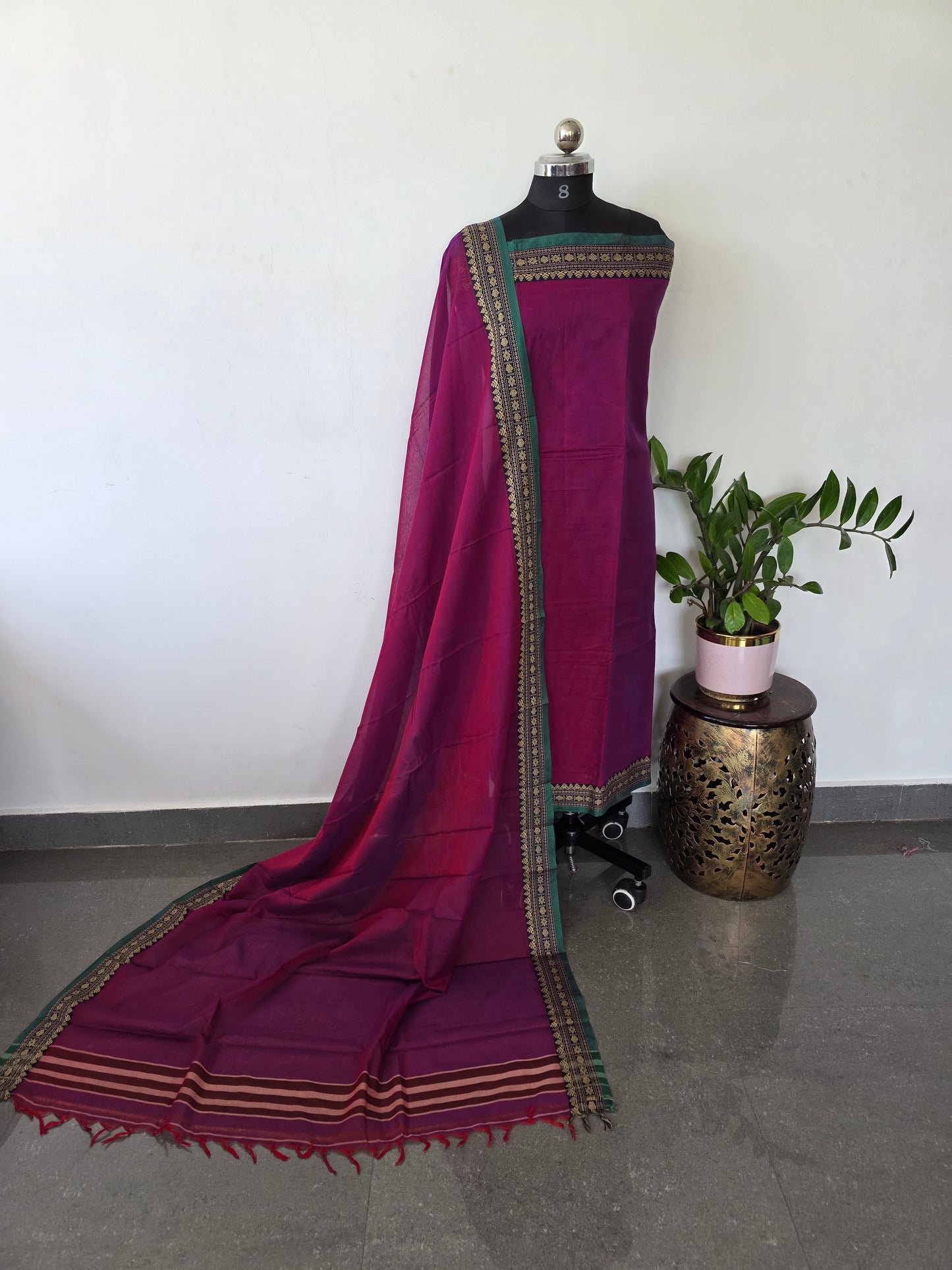 Mercerised narayanapet salwar set (4.5 meters)- NA351