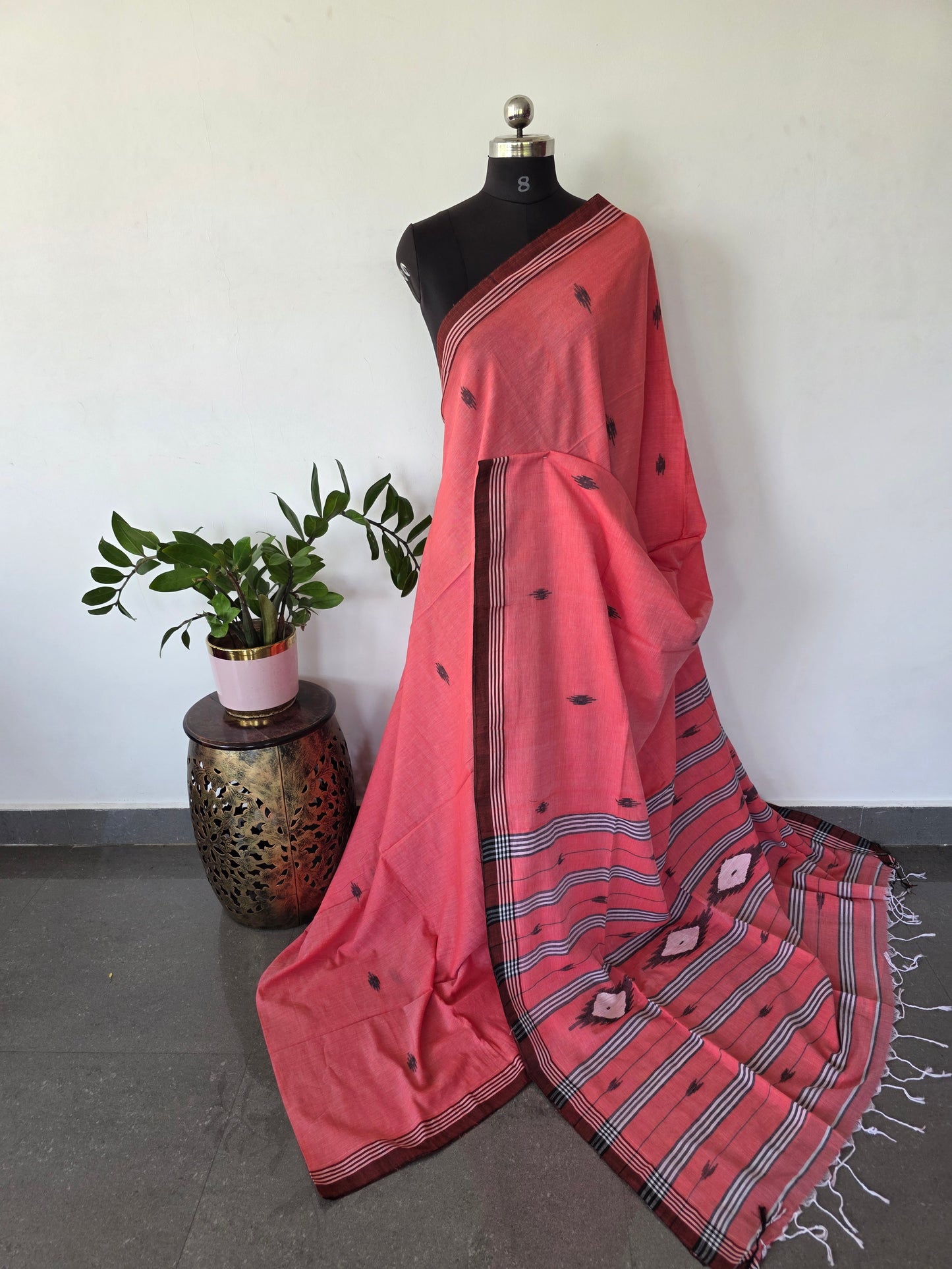 Malai cotton West Bengal saree - BB604