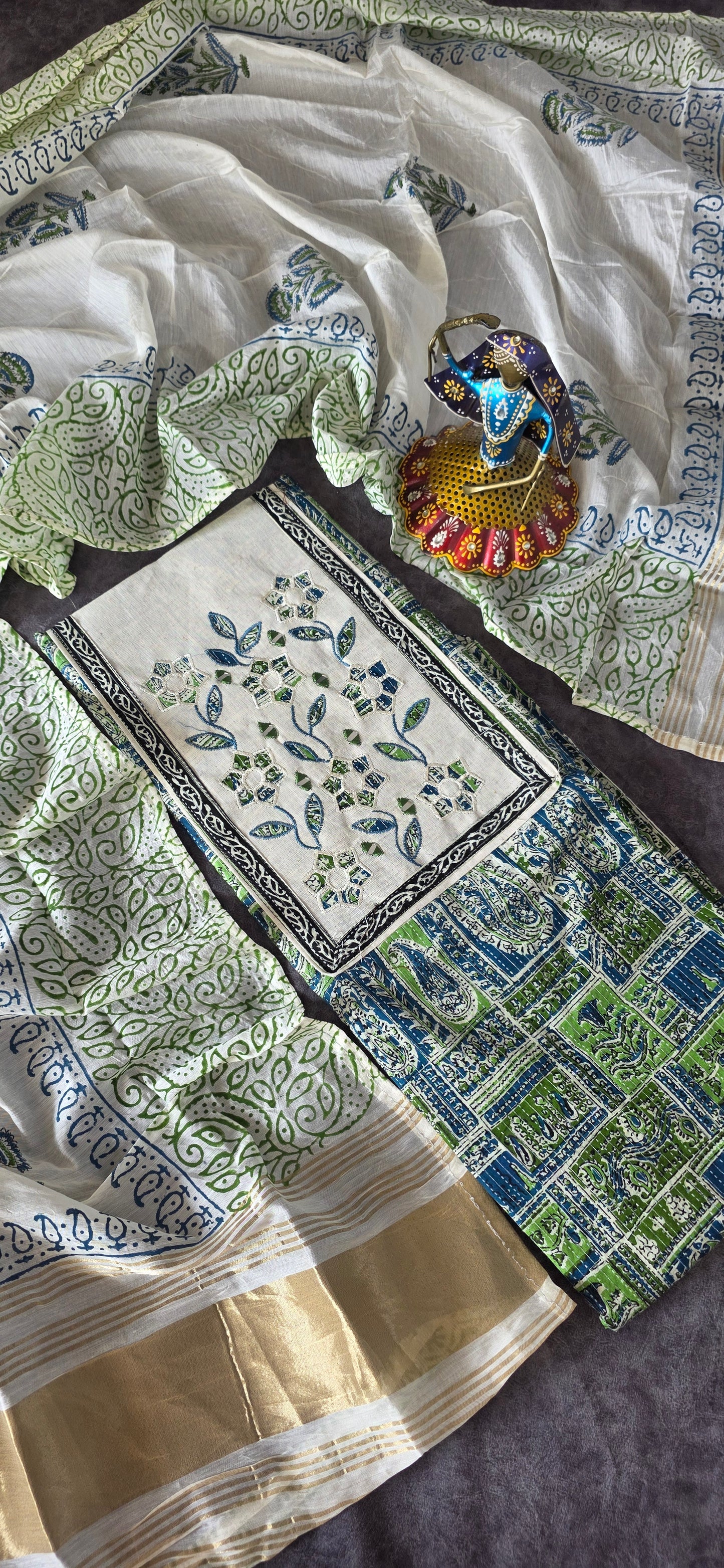 Kantha jaipuri cotton set - CLA55