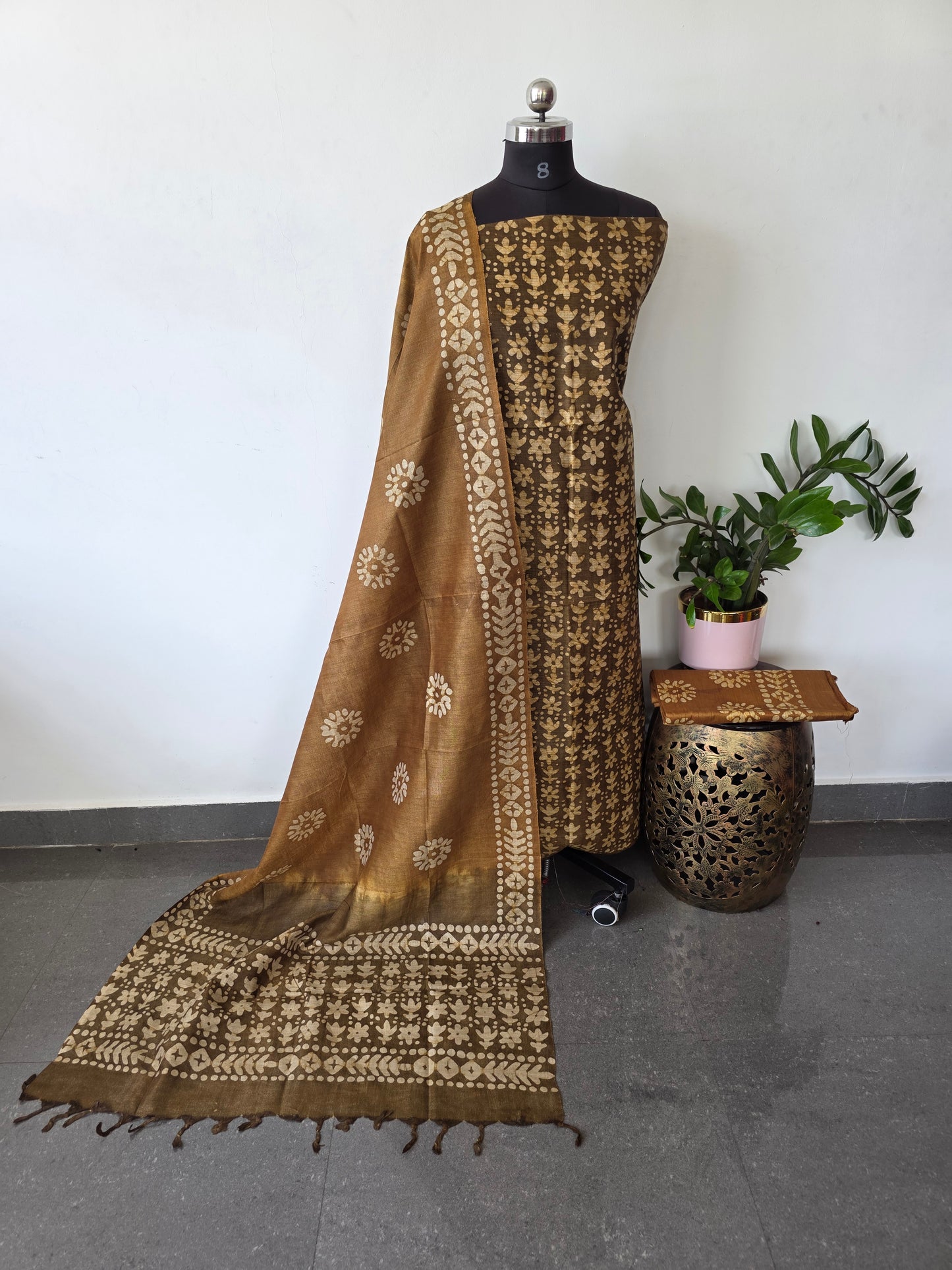 Bhagalpuri batik salwar set - BA466