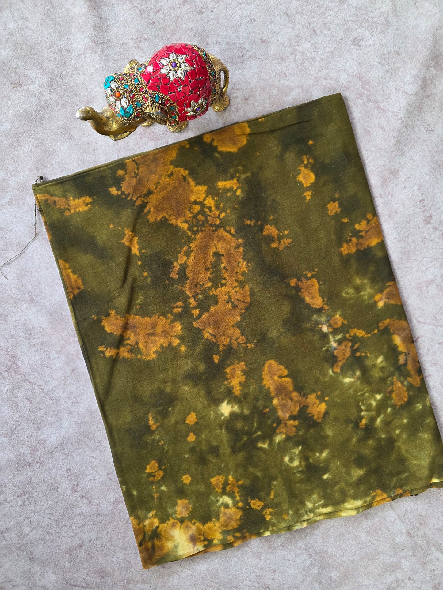 Tie & dye Batik Nighty/ Kaftan fabric ( approx 3 mtrs ) - NF85