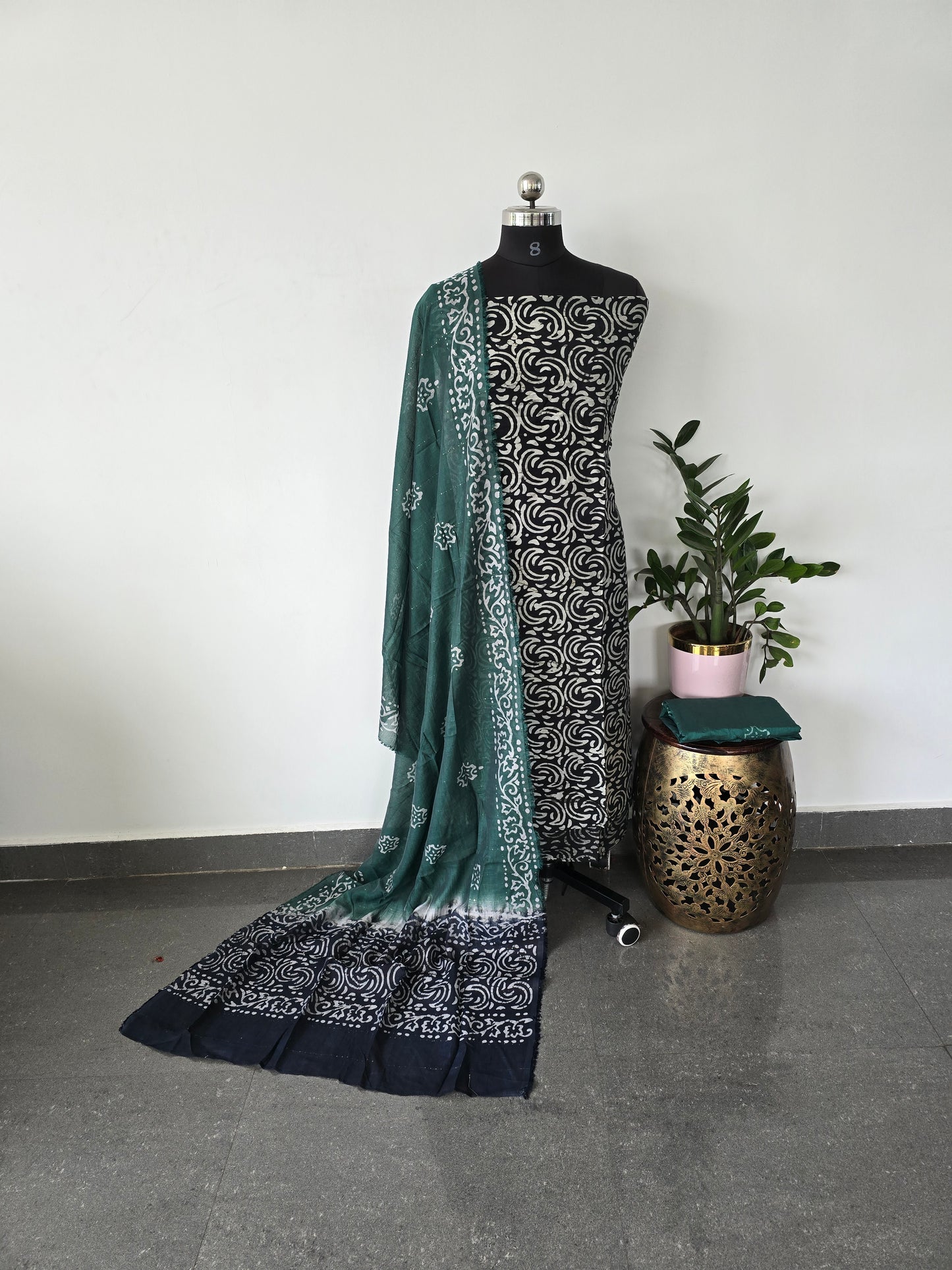 Premium batik silk salwar set - POS
