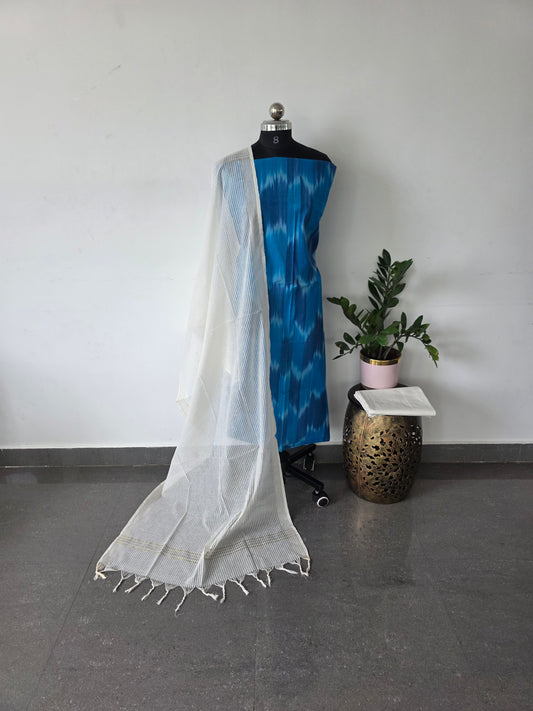 Pure handloom cotton set  - WH48