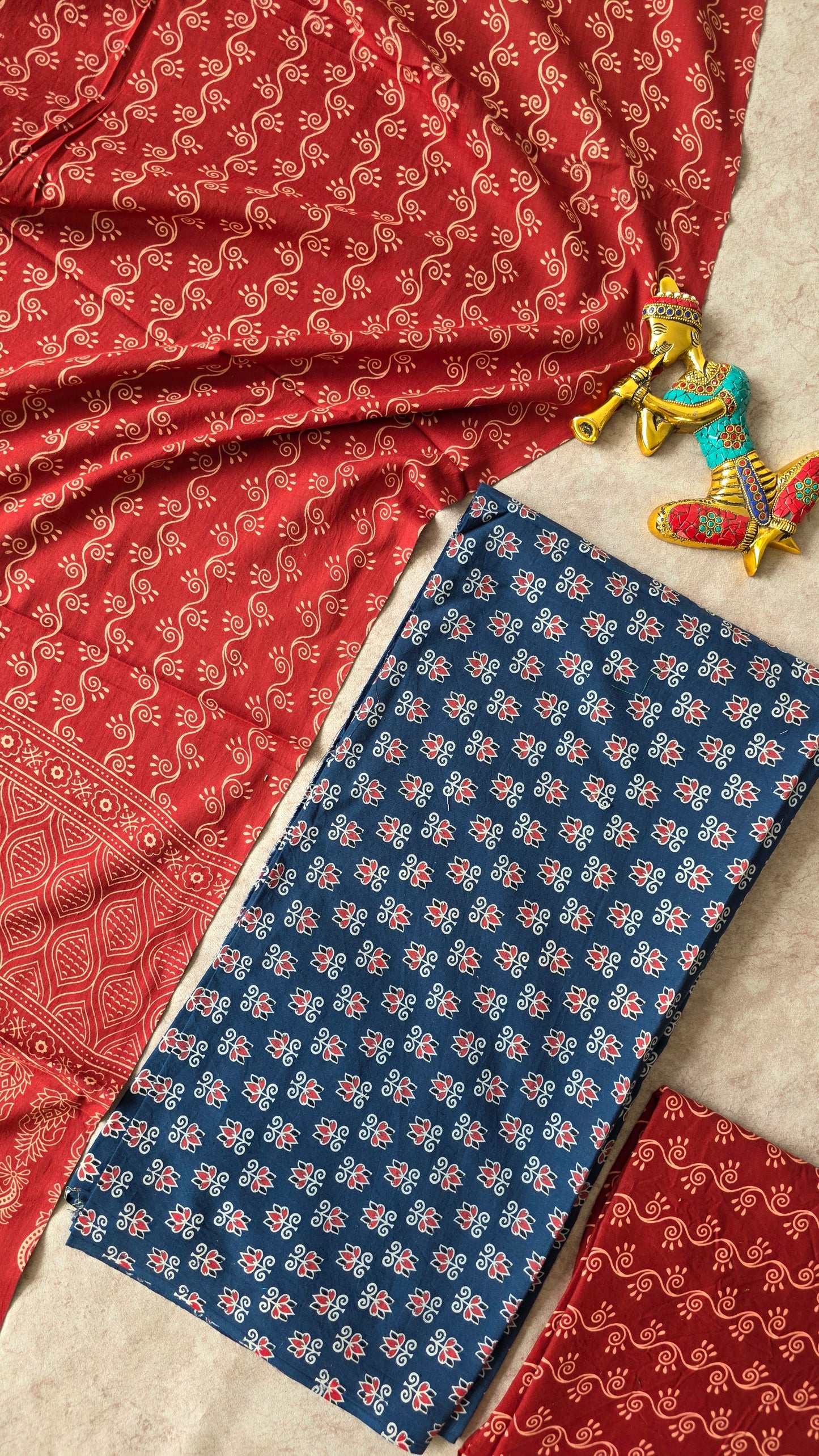 Heavy Ajrakh cotton set - VC85