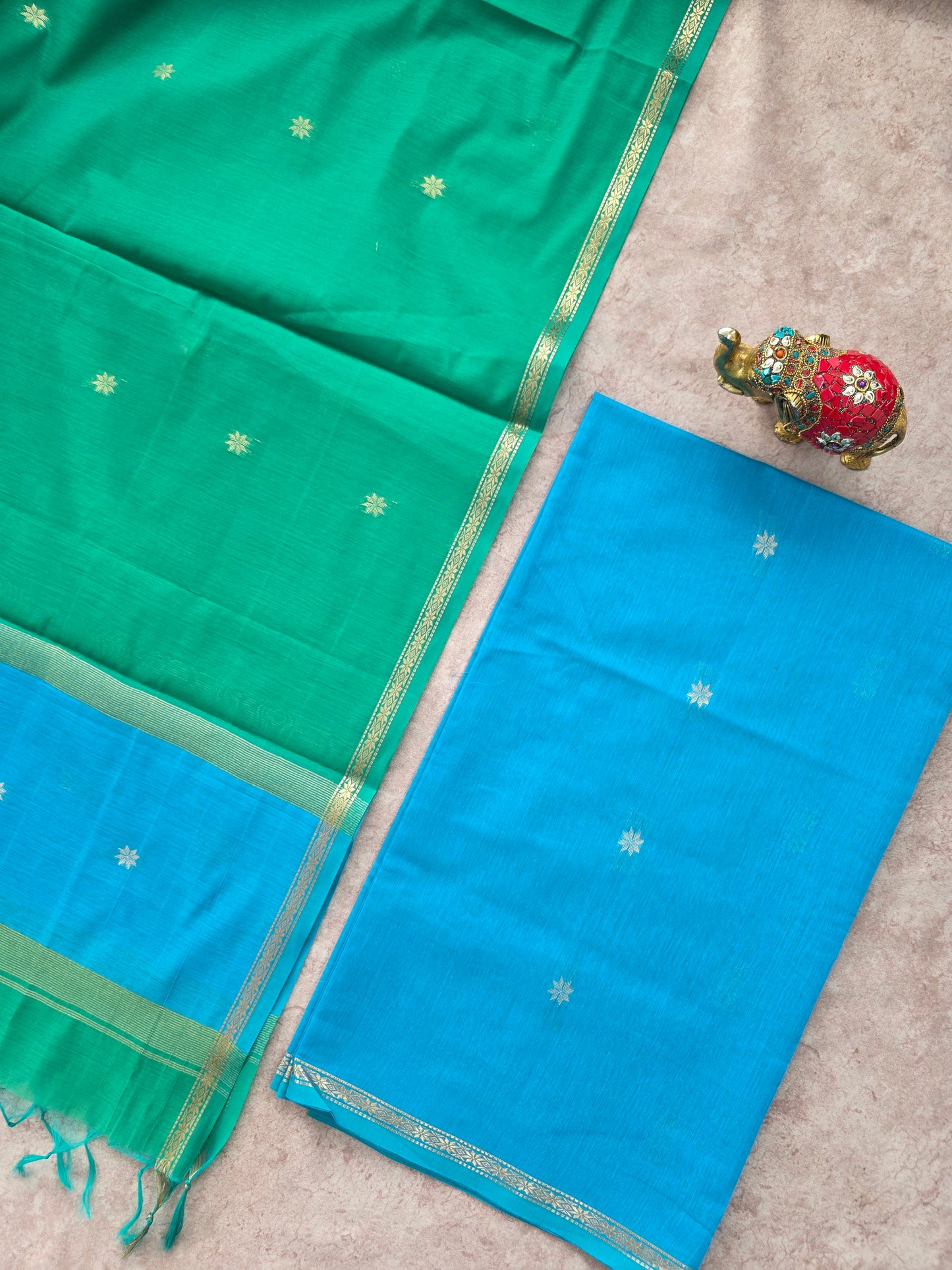 Semi Maheshwari silk salwar set - SM88