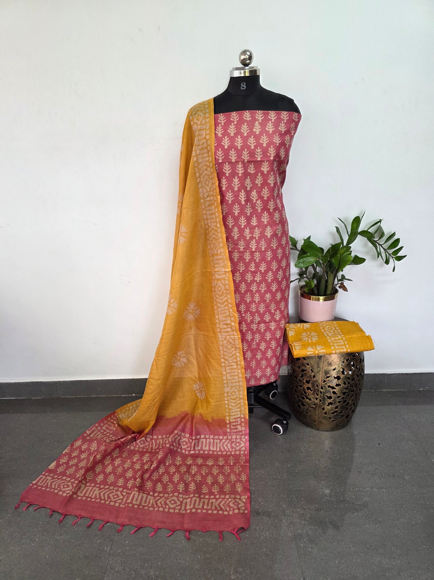 Bhagalpuri batik salwar set - BA314