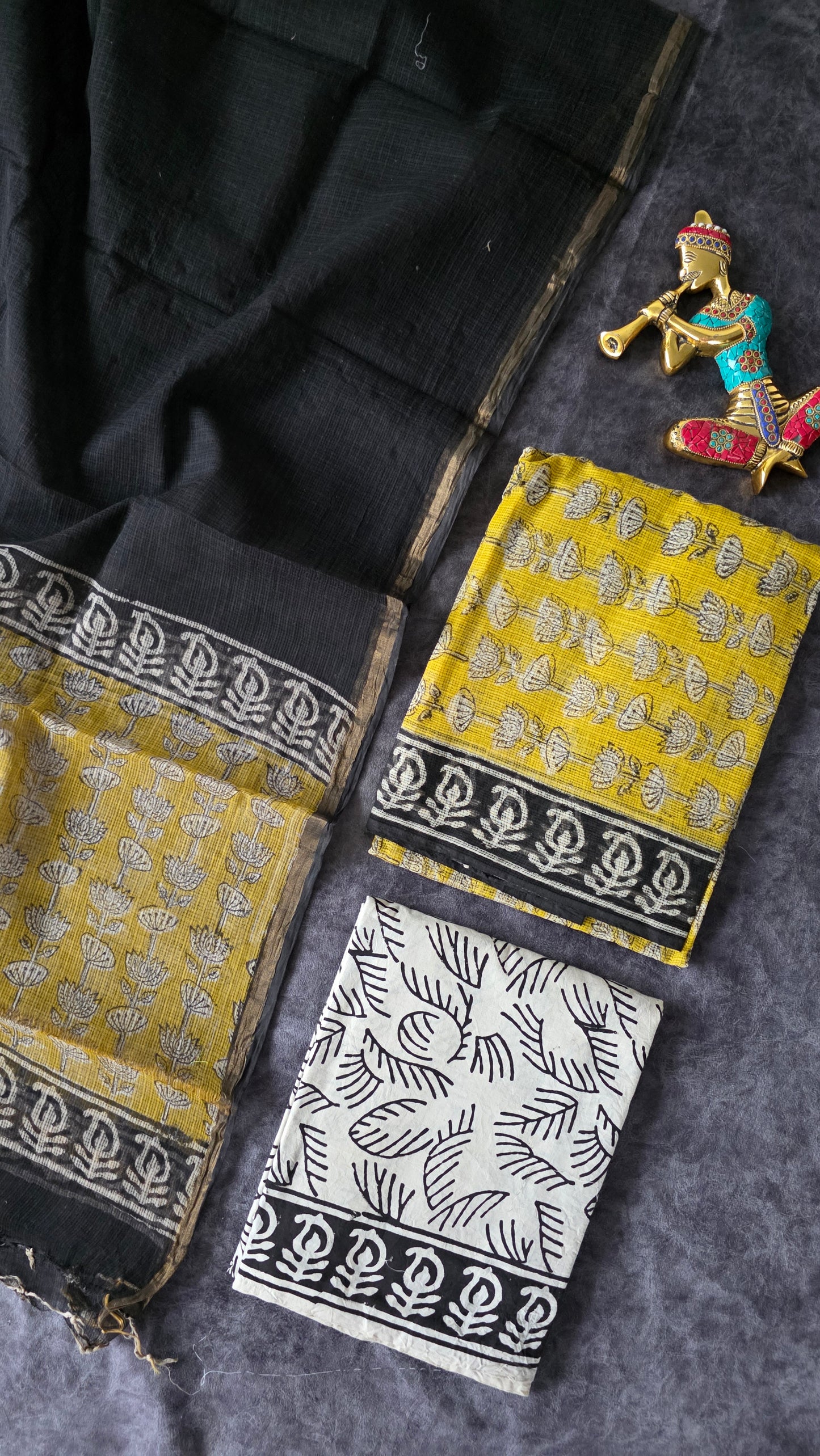 Handblock Jaipuri Kota doria set - JA707