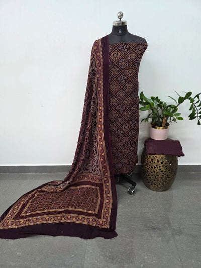 Ajrakh rayon cotton set - VZ57