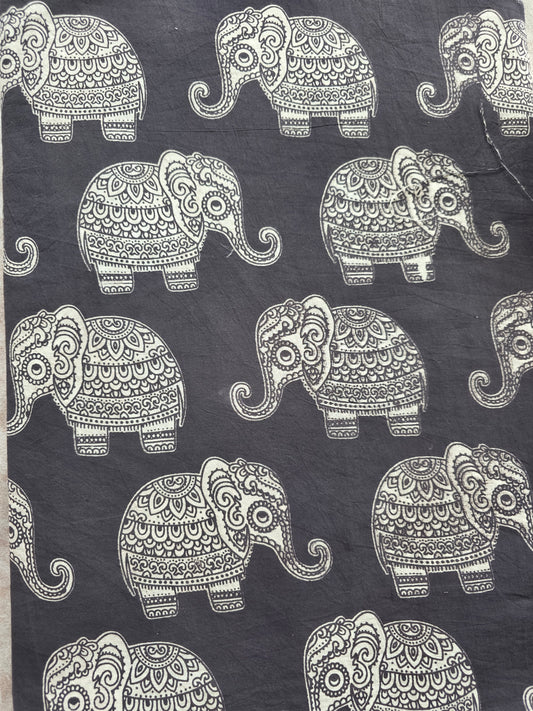 Pure kalamkari cotton running material (1 meter)- KM55