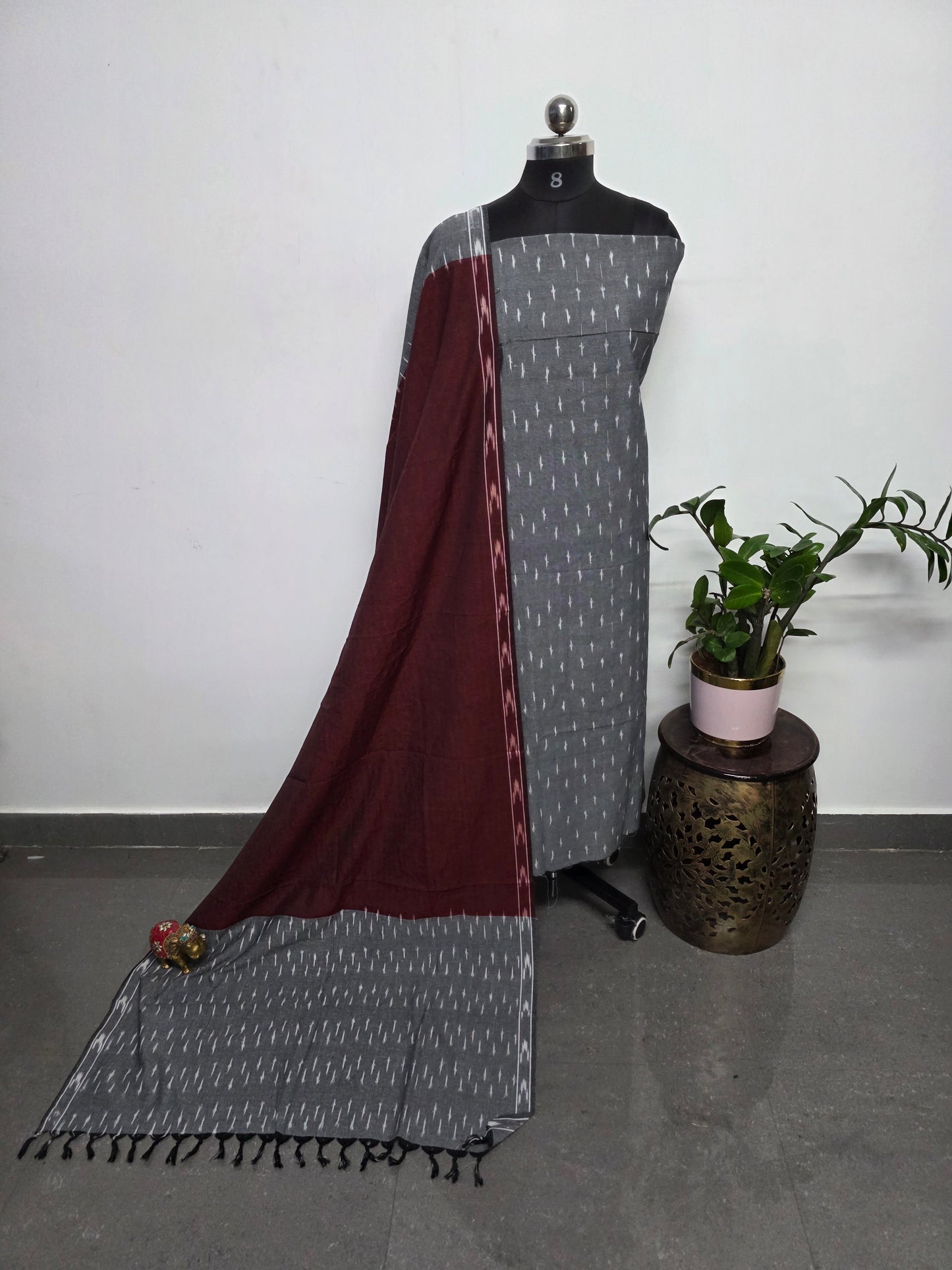 Pochampally ikkat cotton set - KK220