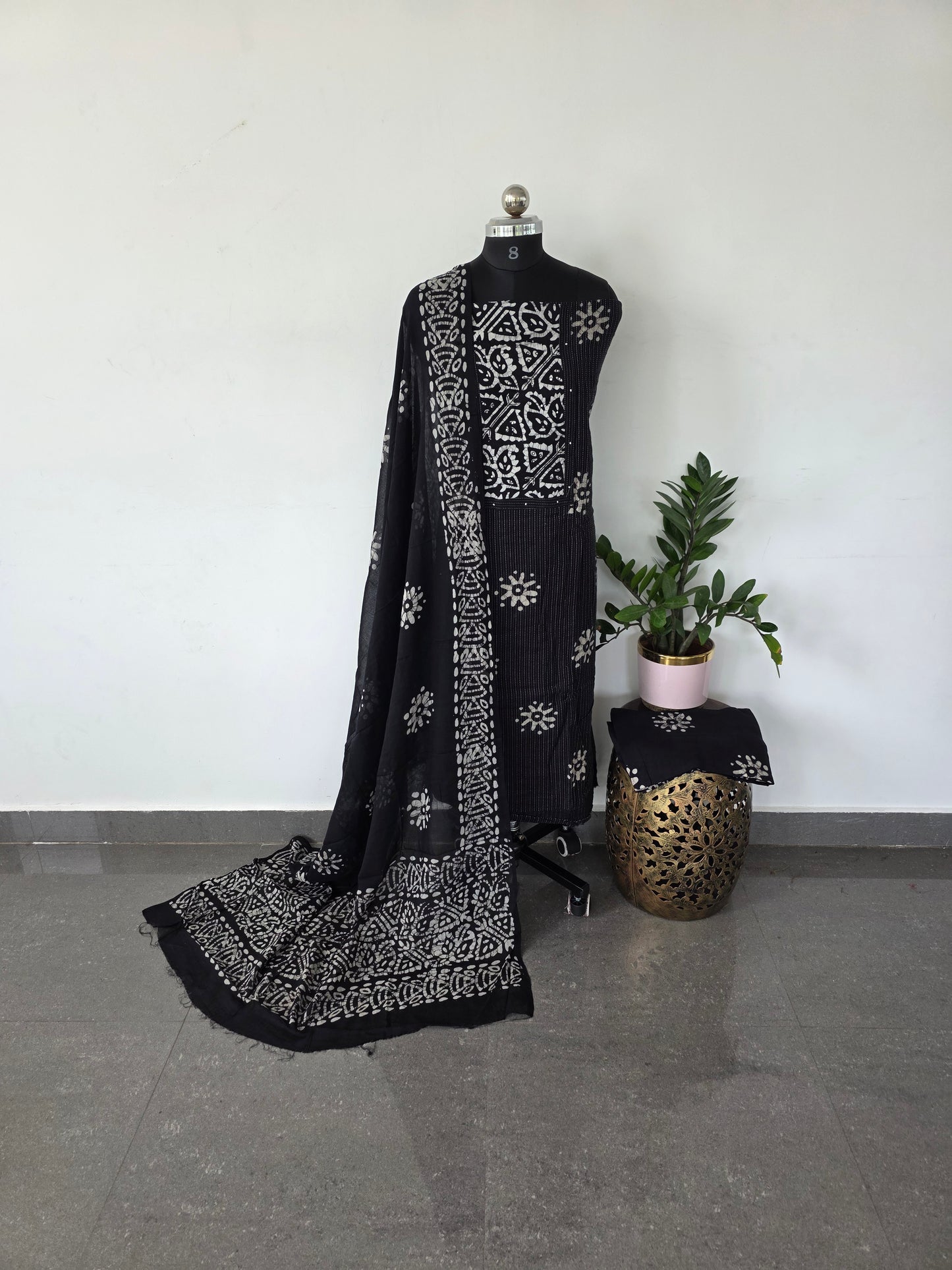 Pure kantha batik cotton set  - BA3