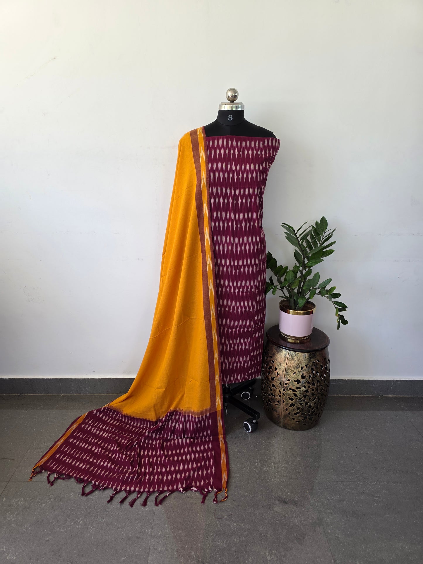 Pochampally ikkat cotton set - PCS8