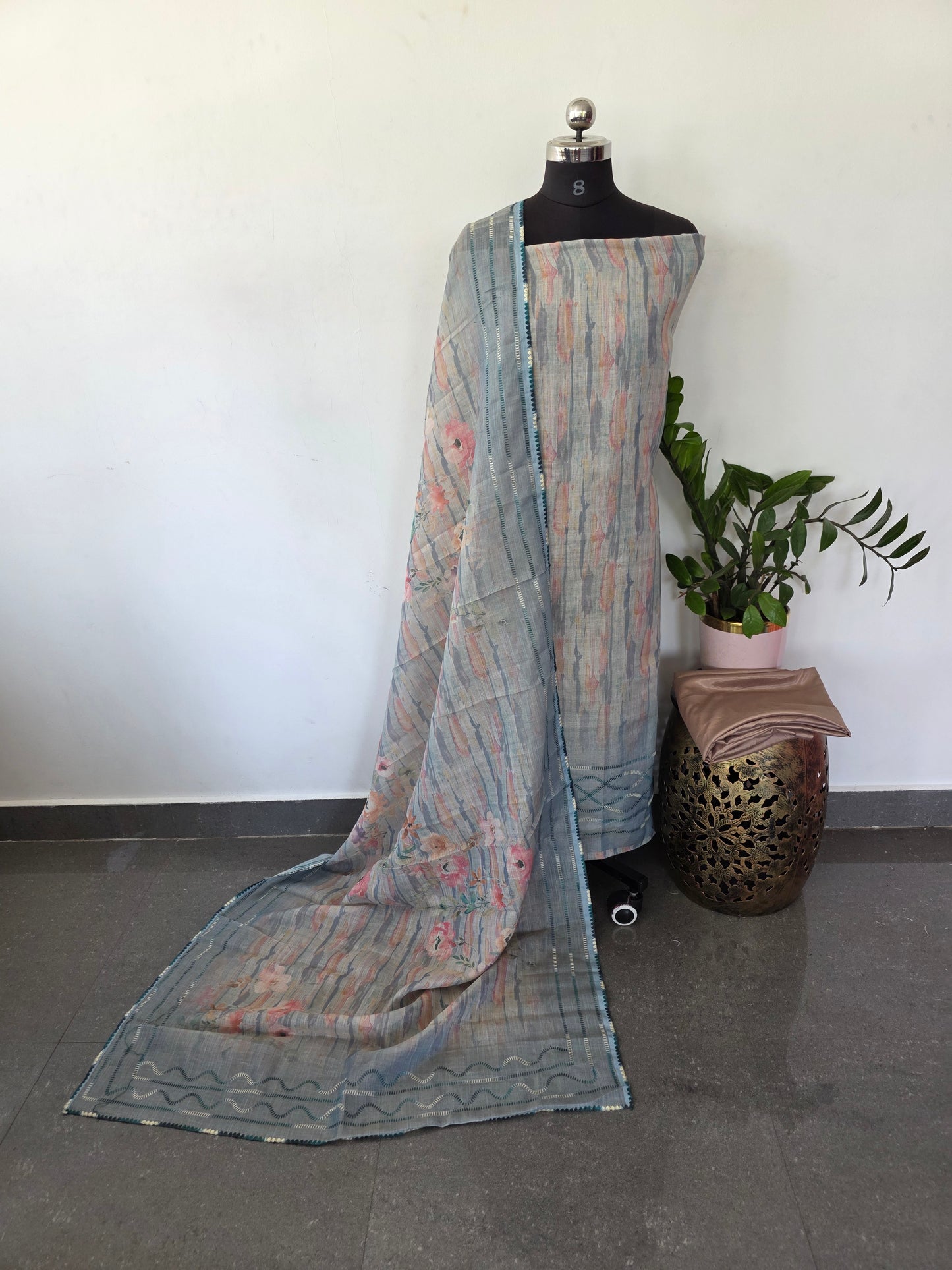 Fancy tissue silk set - CLA119