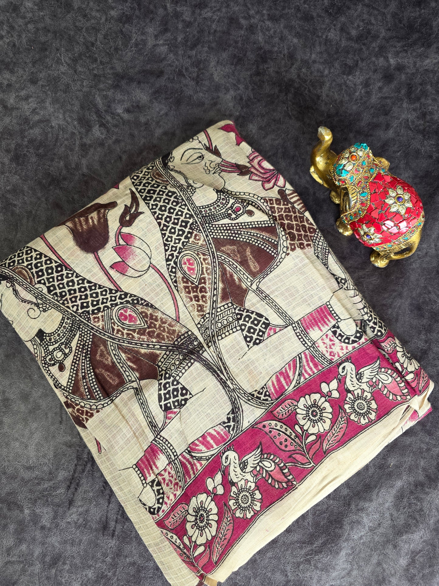 Authentic Kota kalamkari saree - AK154