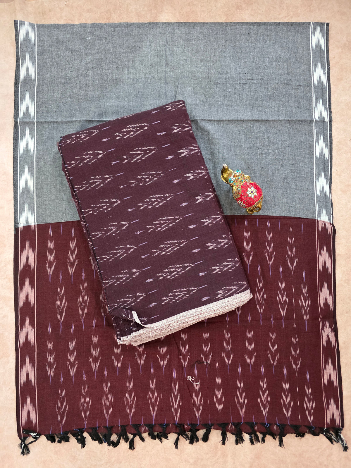 Pochampally ikkat cotton set -WW310