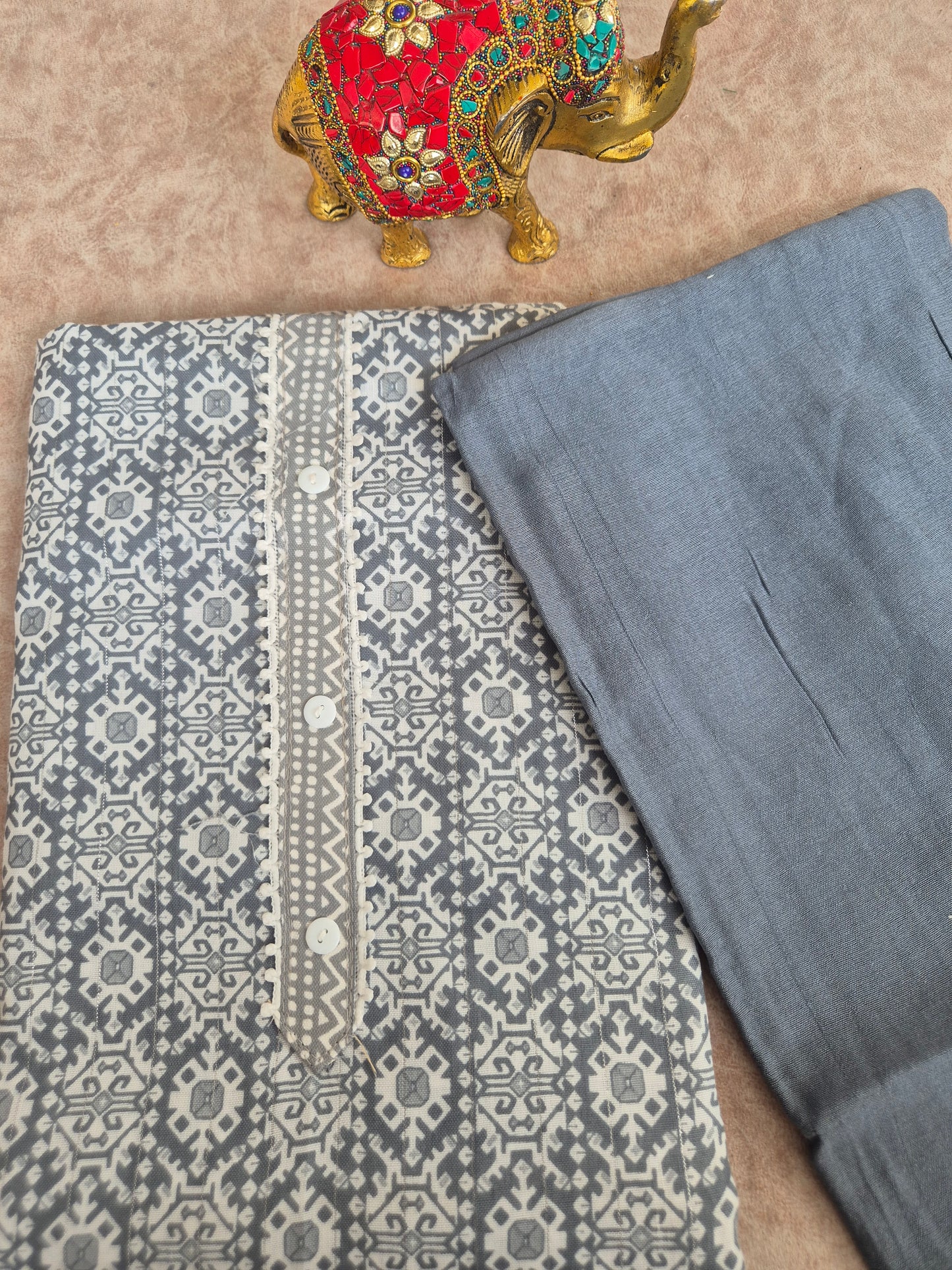Rayon silk cotton set - CLA194