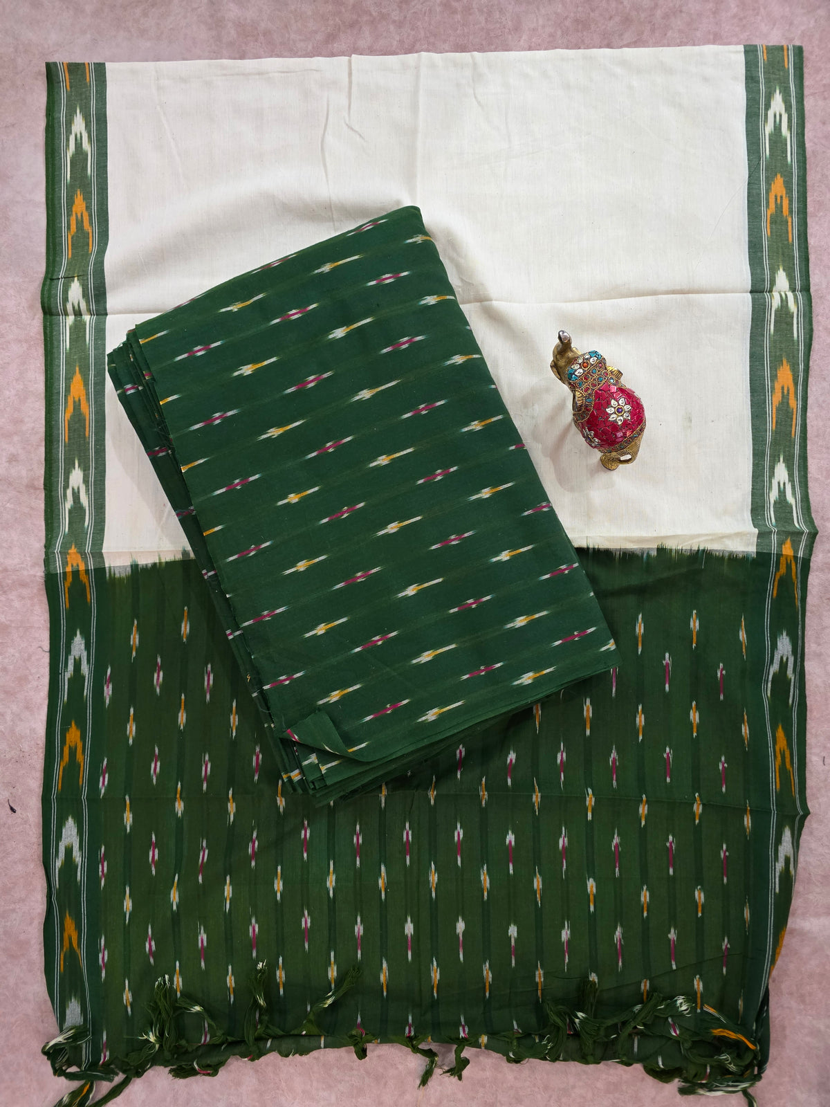 Pochampally ikkat cotton set -WW314